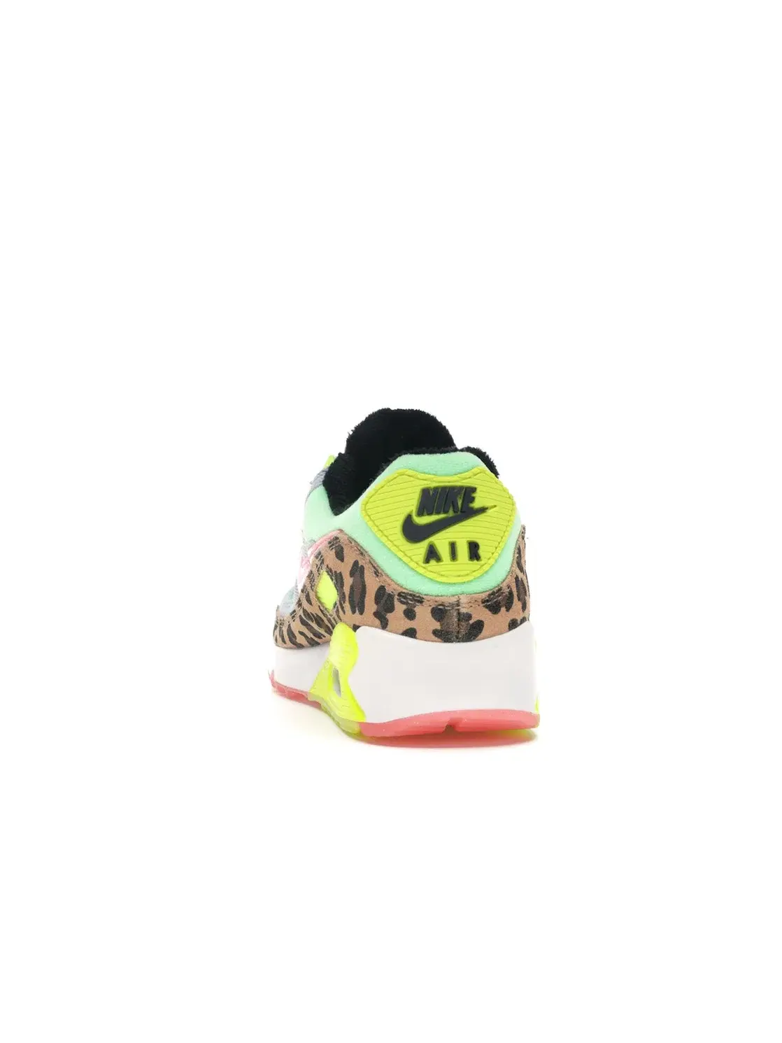 Женские кроссовки Lifestyle с принтом Nike Air Max 90 — изображение 4 из 4, зеленый/-черный-белый