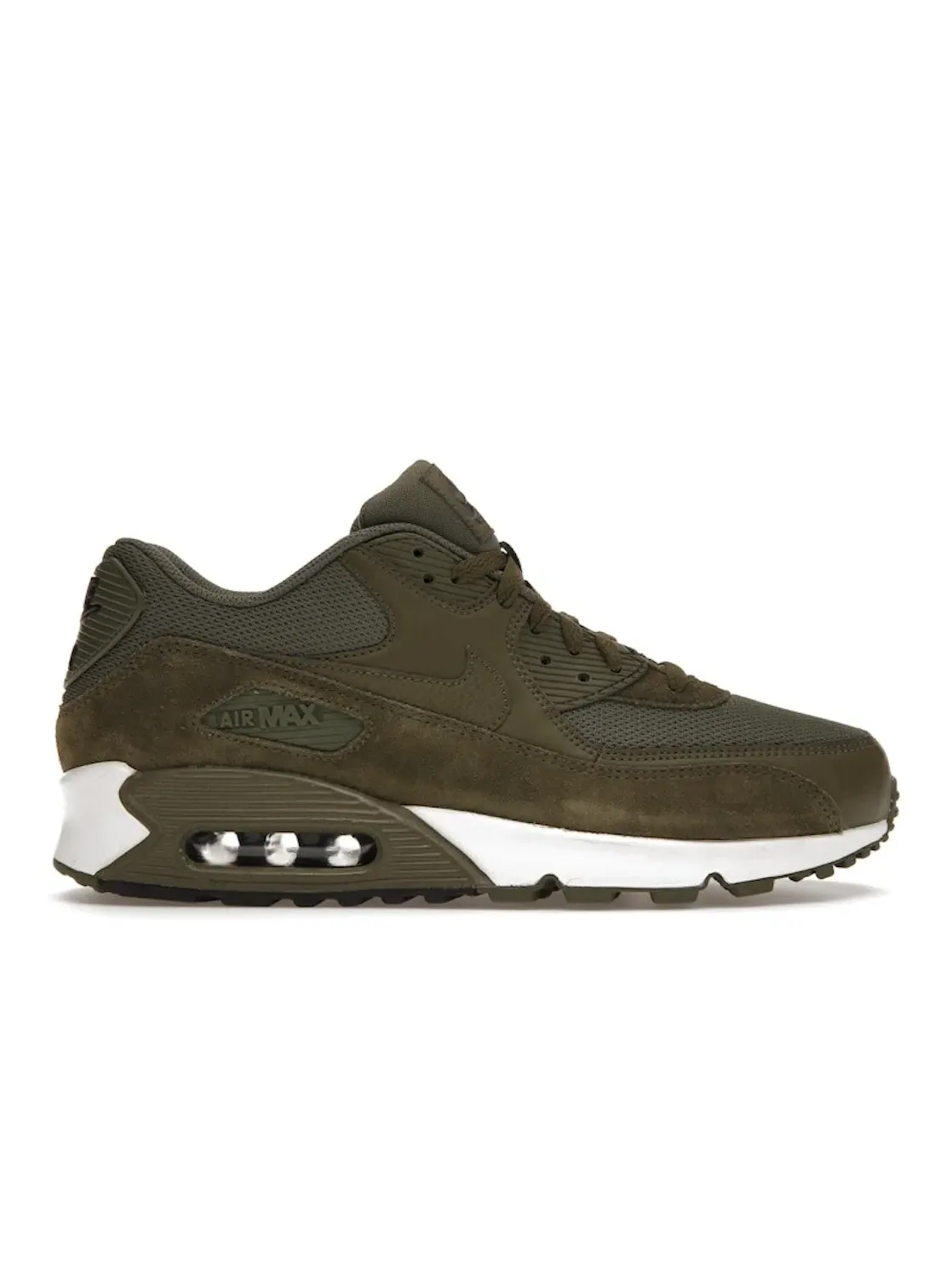 Мужские кроссовки для повседневной носки Nike Air Max 90 — изображение 1 из 4, оливковый/оливковый