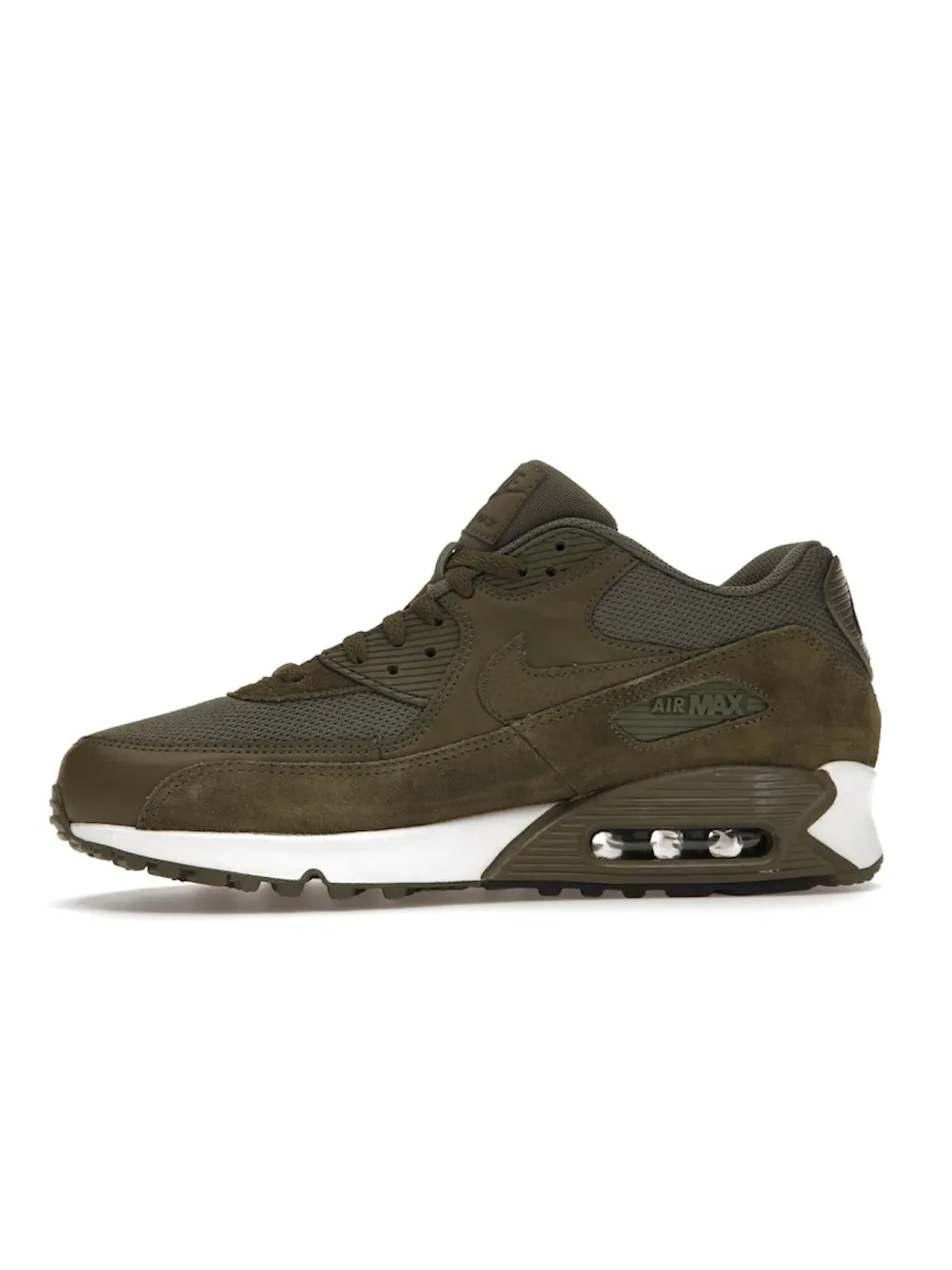 Мужские кроссовки для повседневной носки Nike Air Max 90 — изображение 3 из 4, оливковый/оливковый