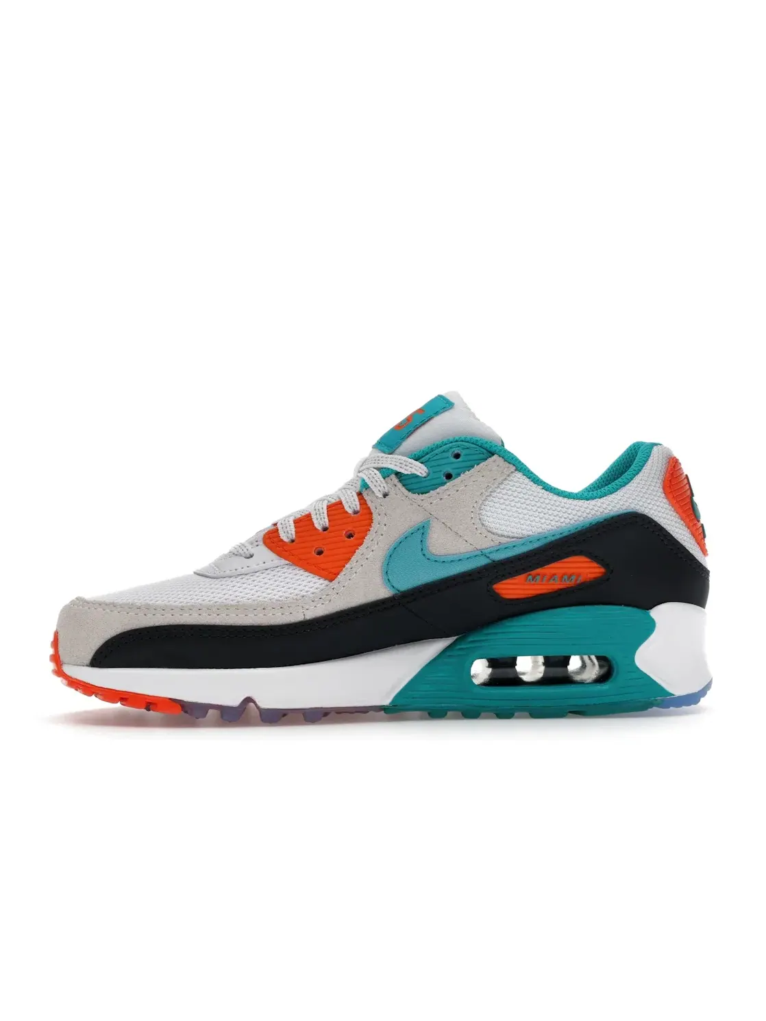 Мужские кроссовки Lifestyle Nike Air Max 90 — изображение 3 из 4, белый/зеленый/синий