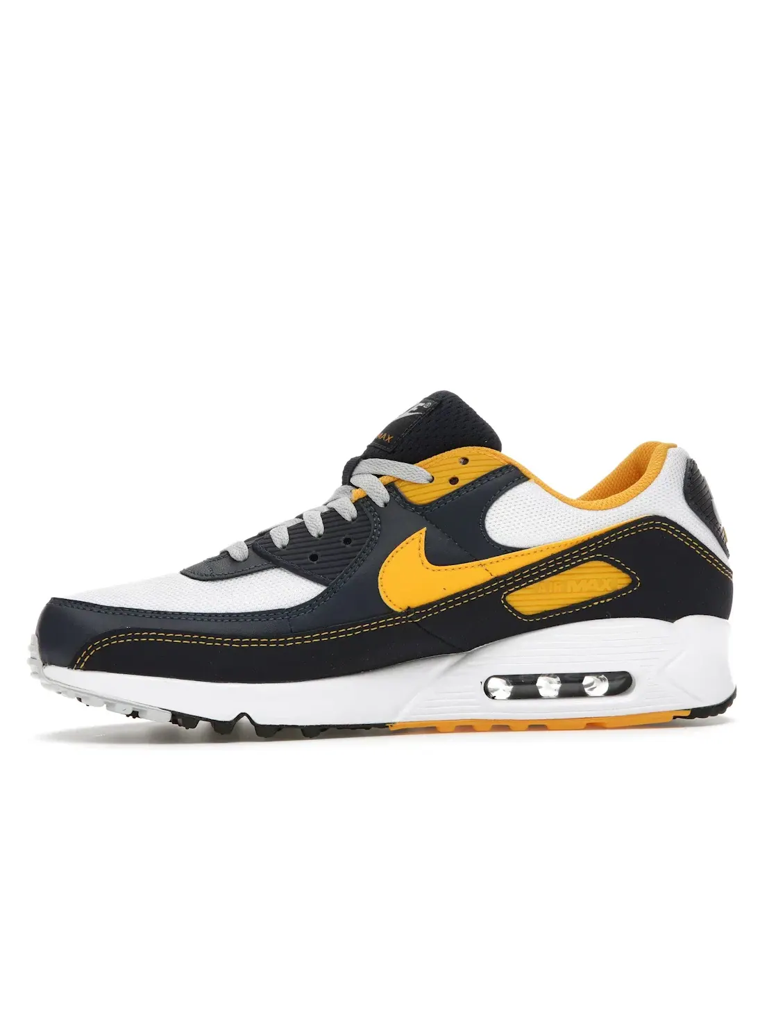 Мужские кроссовки Lifestyle с амортизацией Nike Air Max 90 — изображение 3 из 4, темно-синий/белый