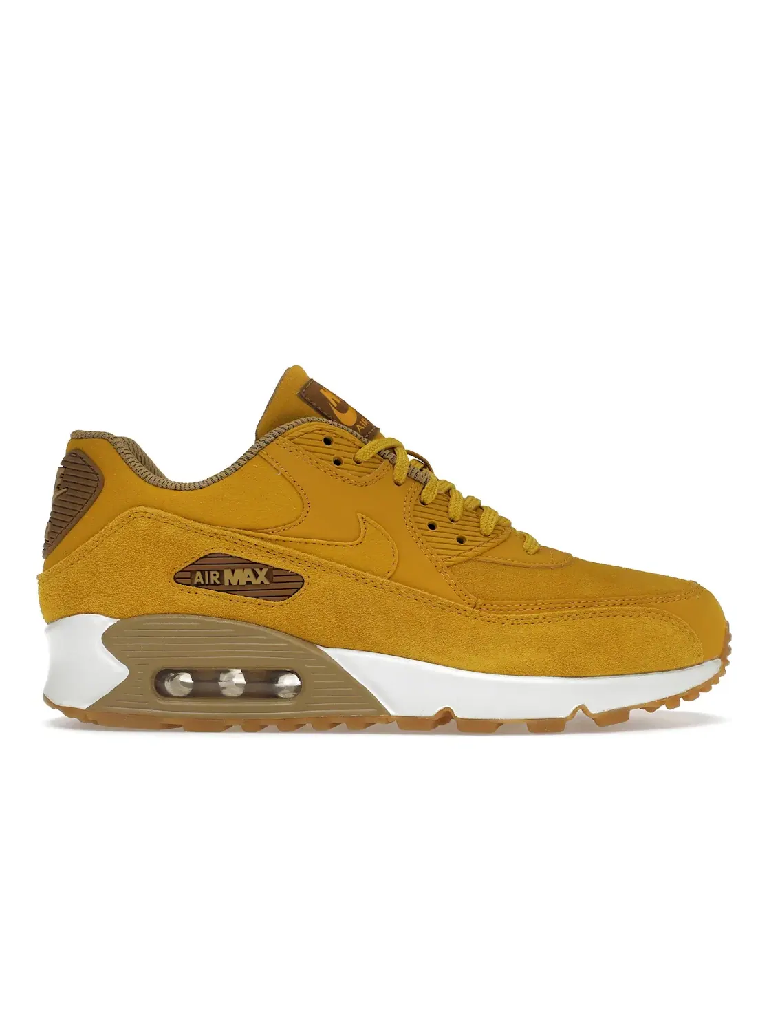 Женские кроссовки с амортизацией Nike Air Max 90 — изображение 1 из 4, желтый/белый