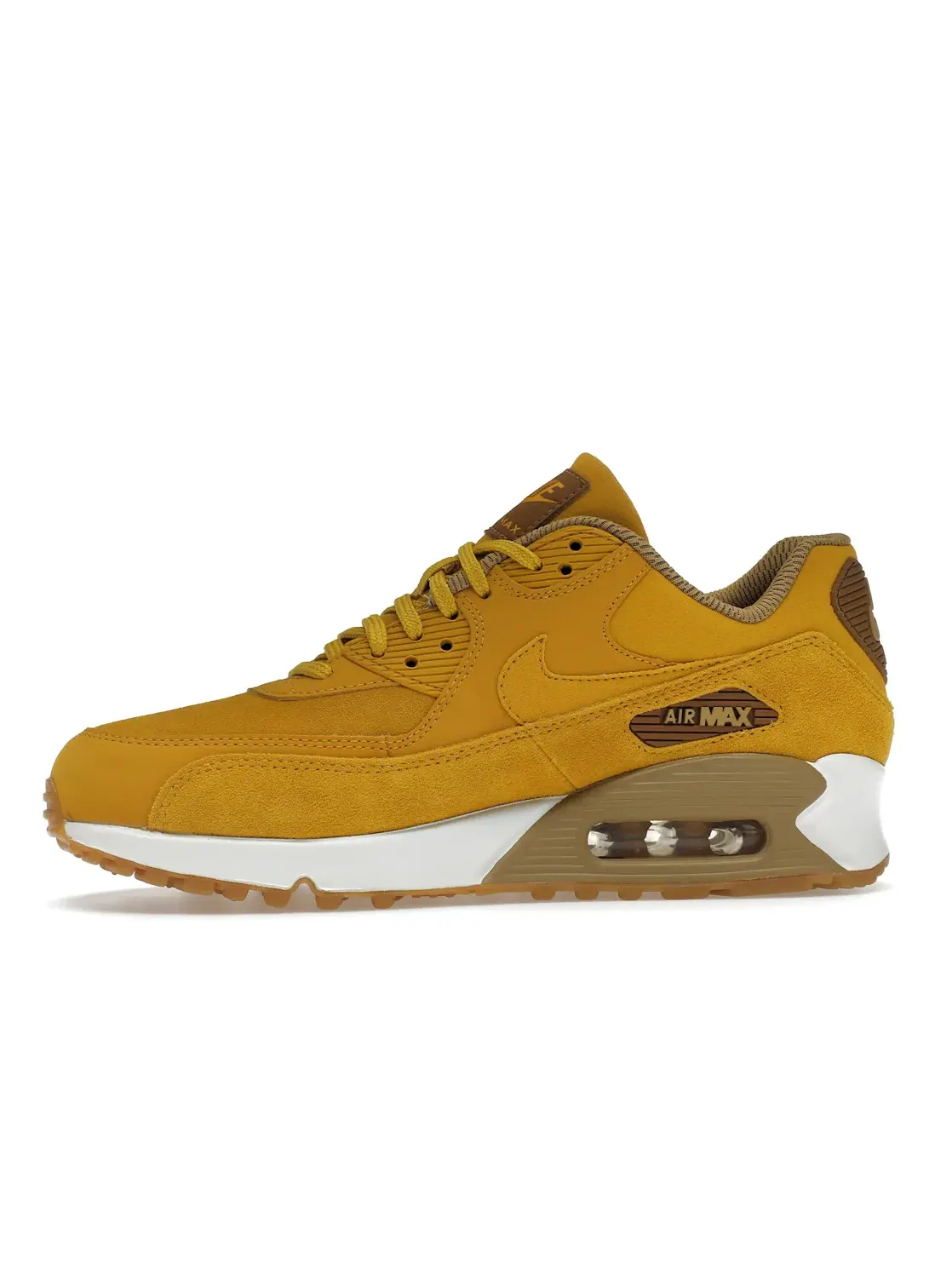 Женские кроссовки с амортизацией Nike Air Max 90 — изображение 3 из 4, желтый/белый