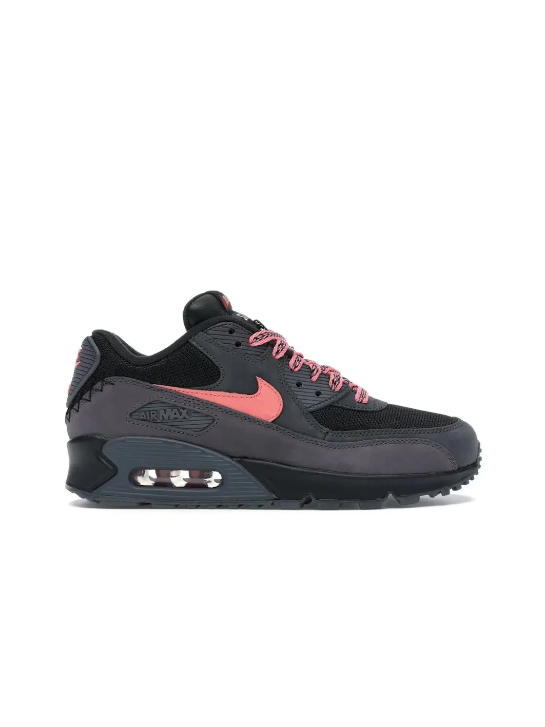Мужские кроссовки Lifestyle с комбинированным верхом Nike Air Max 90 — изображение 1 из 4, черный