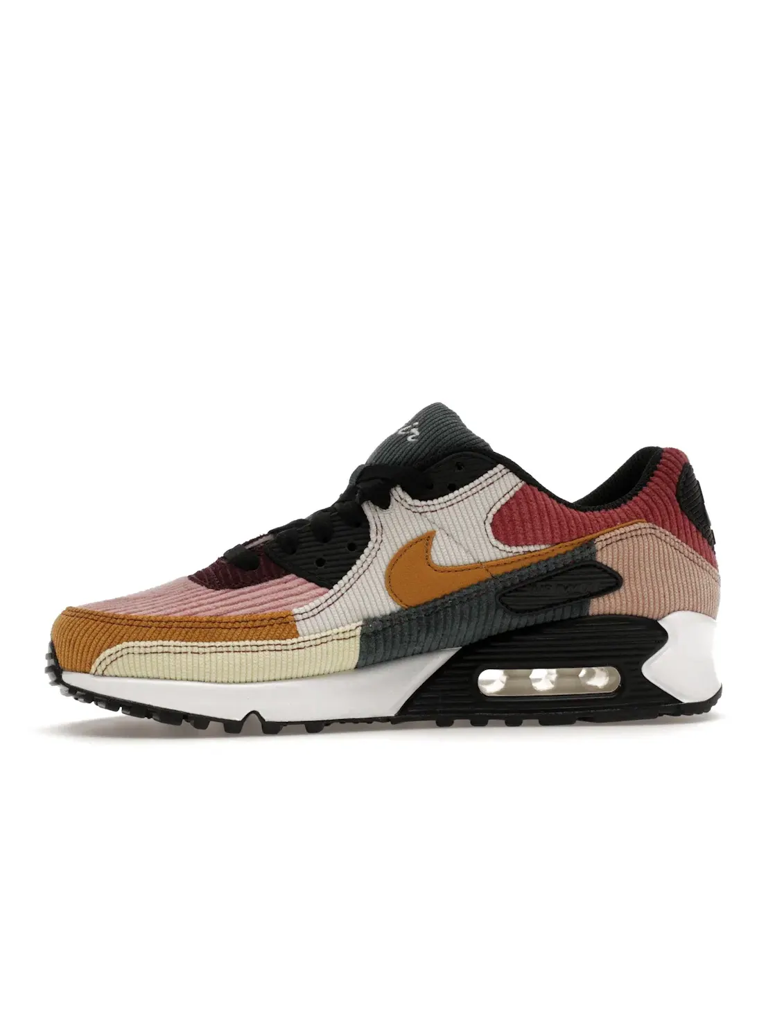Женские кроссовки Lifestyle с принтом Nike Air Max 90 Nike — изображение 3 из 4, черный//красный