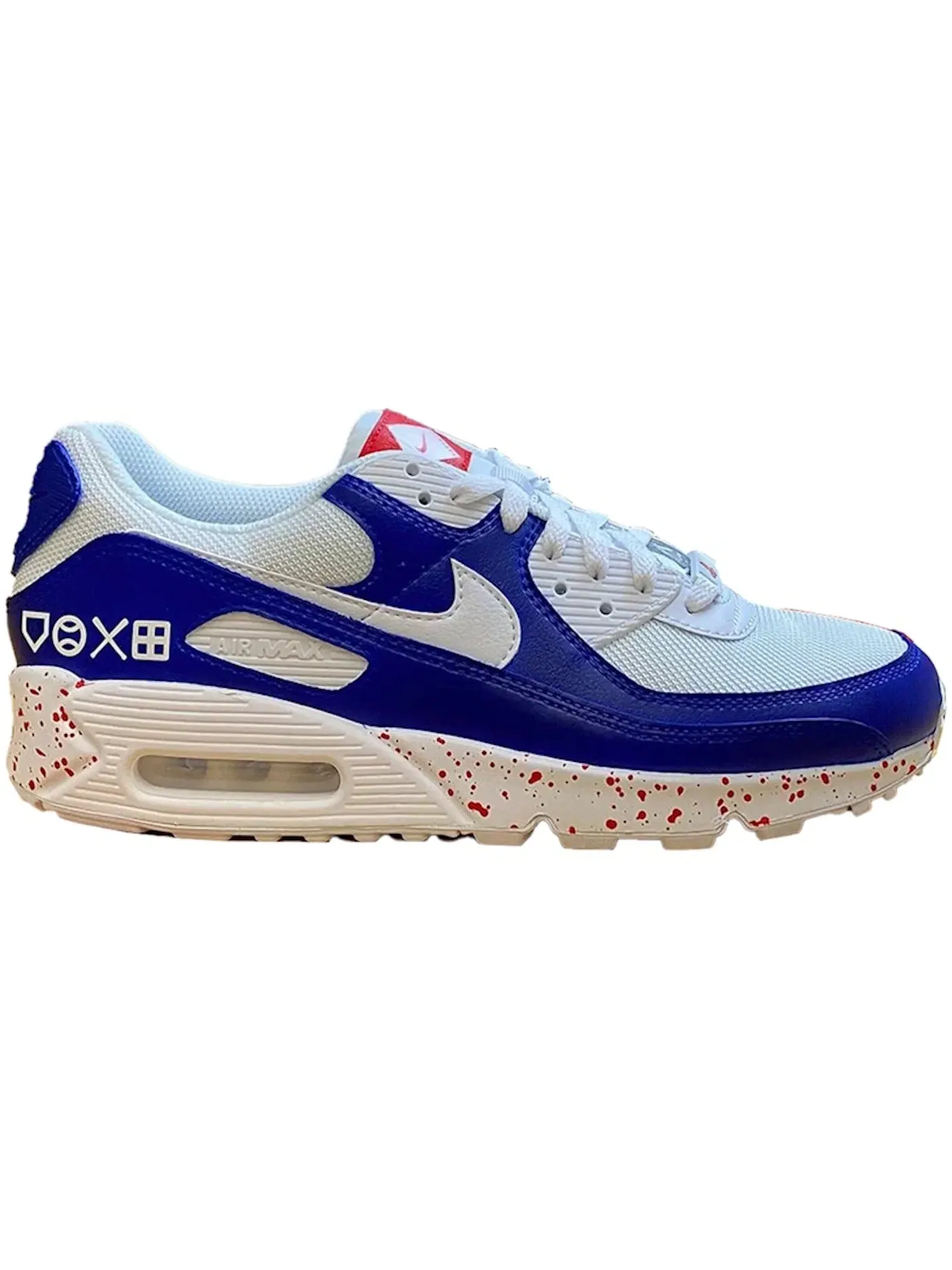 Мужские кроссовки Lifestyle Nike Air Max 90 — изображение 1 из 1, белый/-красный