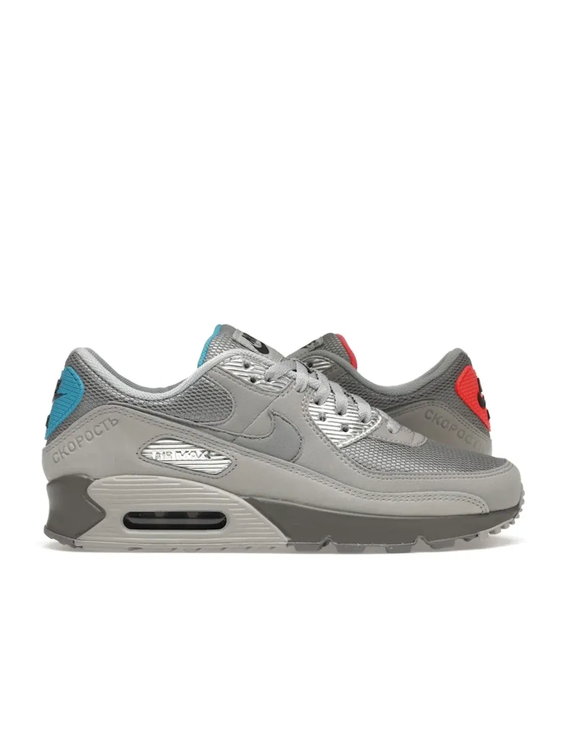 Мужские кроссовки Lifestyle с принтом Nike Air Max 90 Moscow Nike — изображение 1 из 4, серый/-синий
