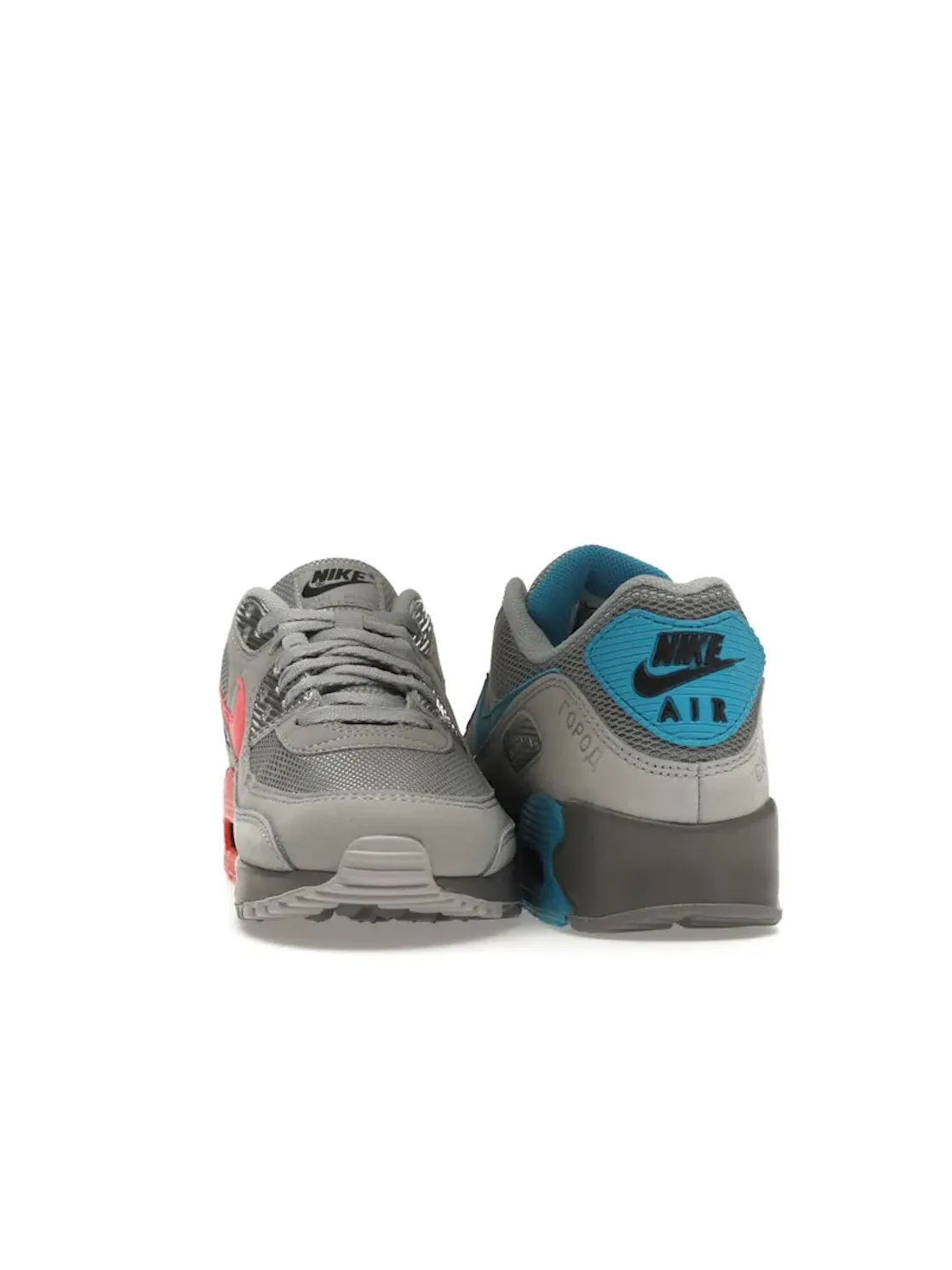 Мужские кроссовки Lifestyle с принтом Nike Air Max 90 Moscow Nike — изображение 4 из 4, серый/-синий