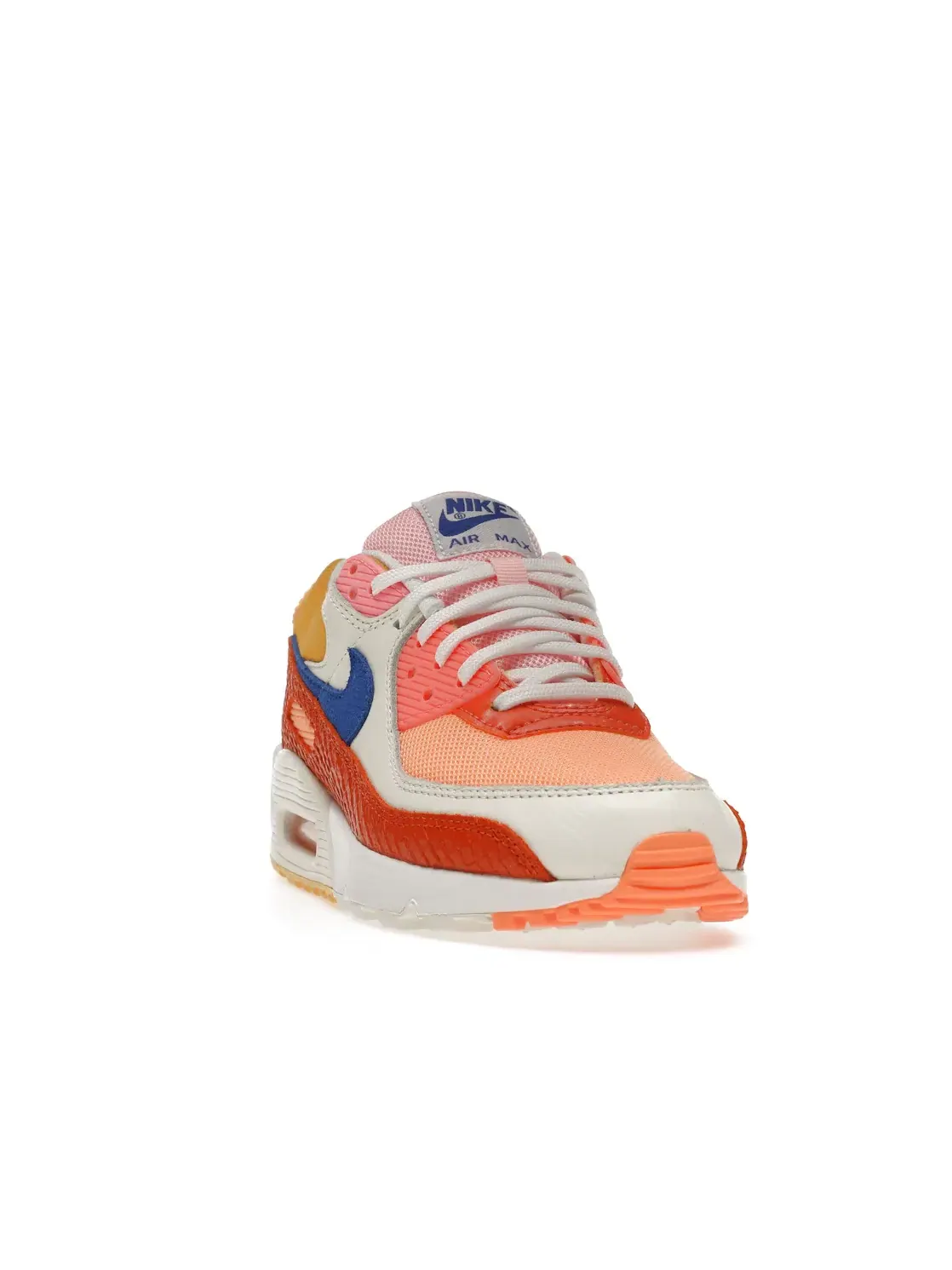Женские кроссовки с мультиколором Nike Air Max 90 — изображение 1 из 3, оранжевый/синий