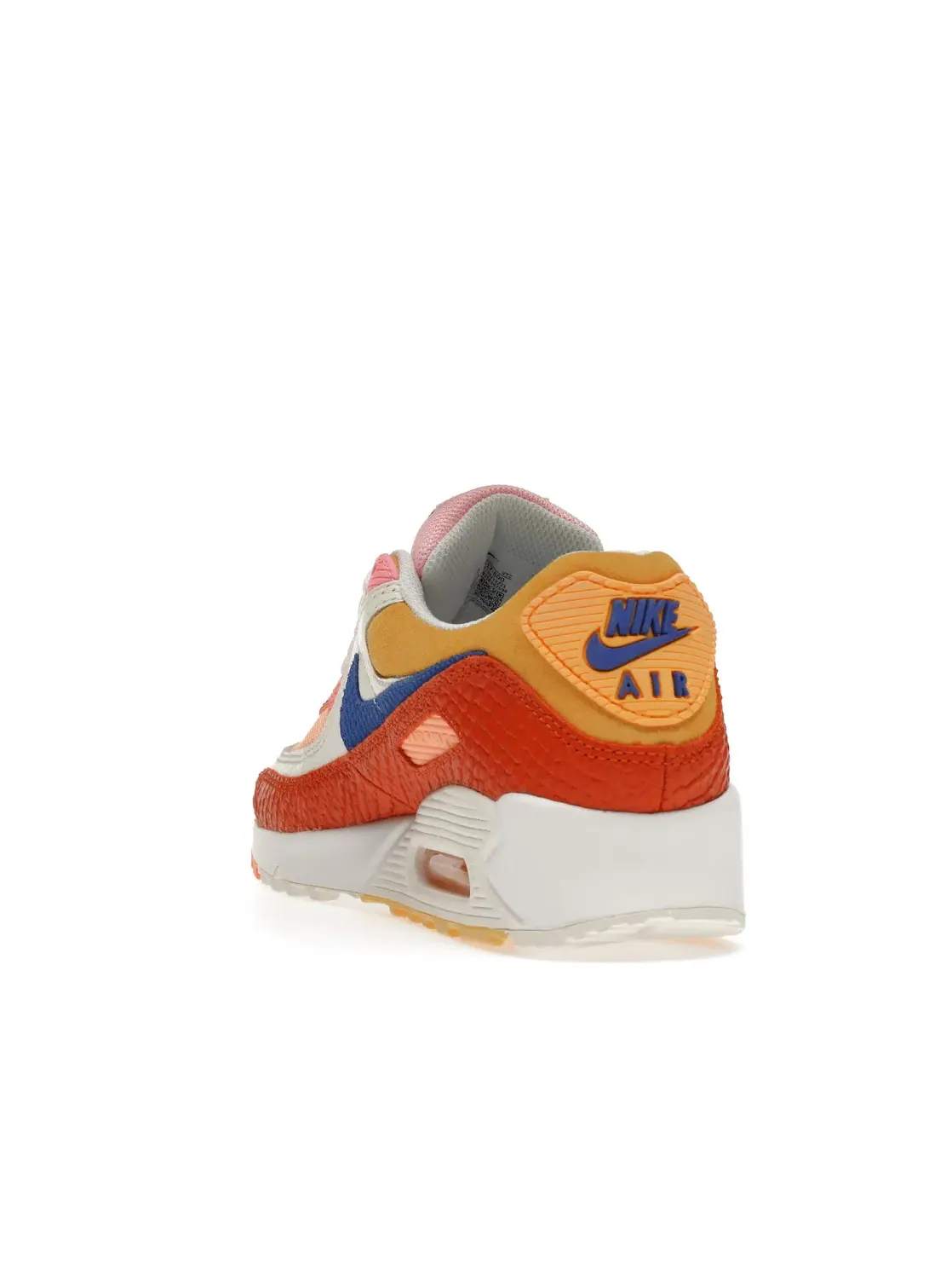 Женские кроссовки с мультиколором Nike Air Max 90 — изображение 3 из 3, оранжевый/синий