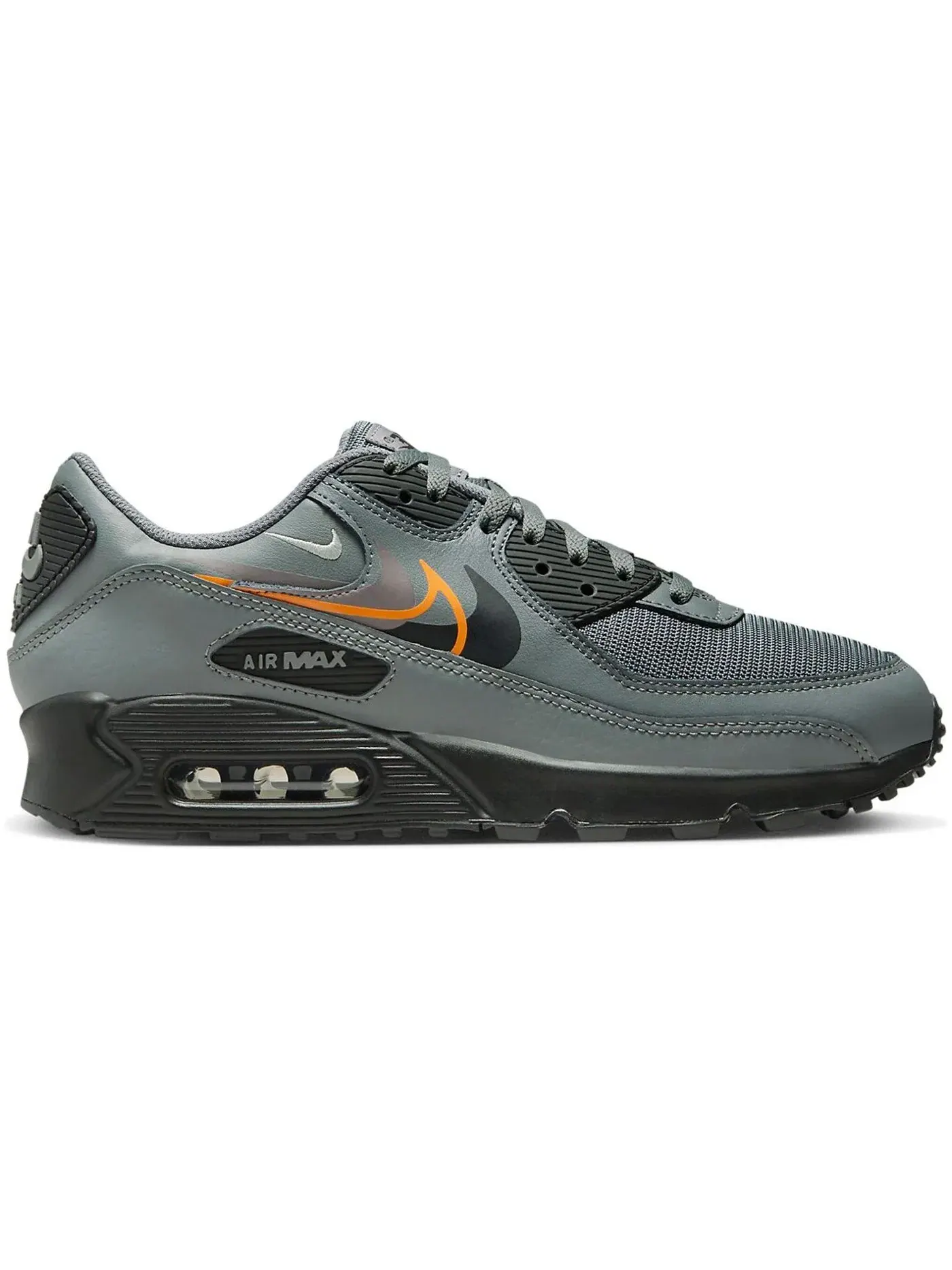 Мужские кроссовки Lifestyle Nike Air Max 90 — изображение 1 из 1, серый/черный