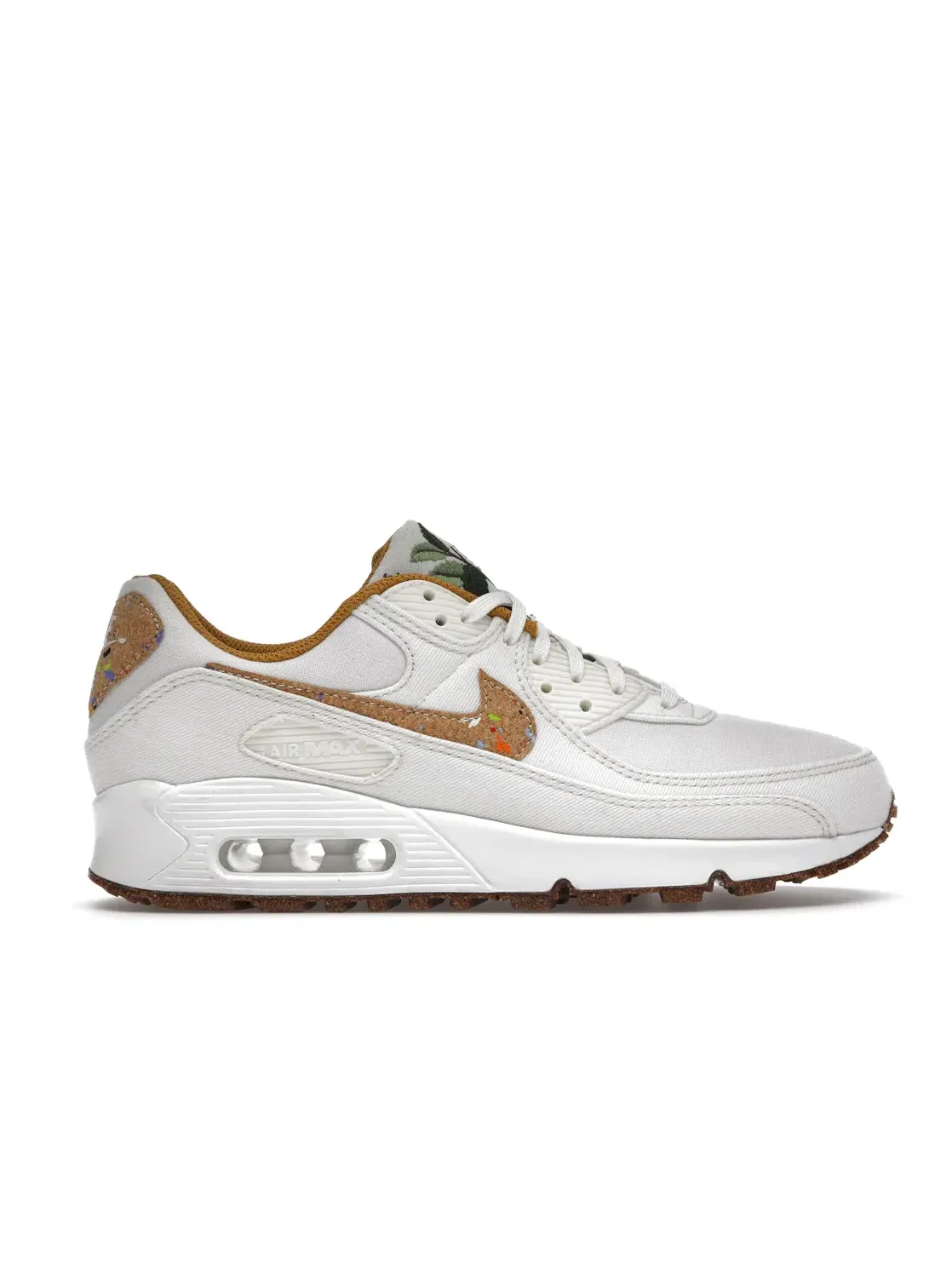 Женские кроссовки с пробковыми деталями Nike Air Max 90 — изображение 1 из 4, натуральный/белый