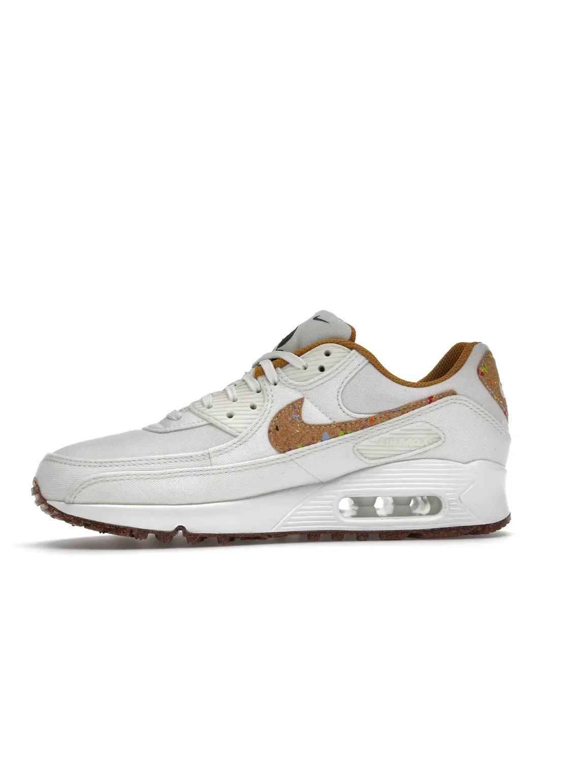 Женские кроссовки с пробковыми деталями Nike Air Max 90 — изображение 3 из 4, натуральный/белый