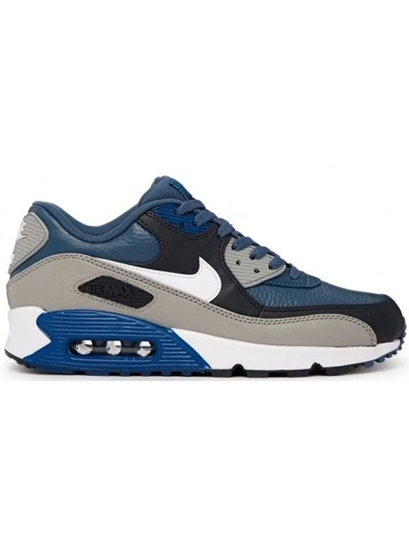 Мужские кроссовки Lifestyle Nike Air Max 90 — изображение 1 из 1, белый-серый-синий