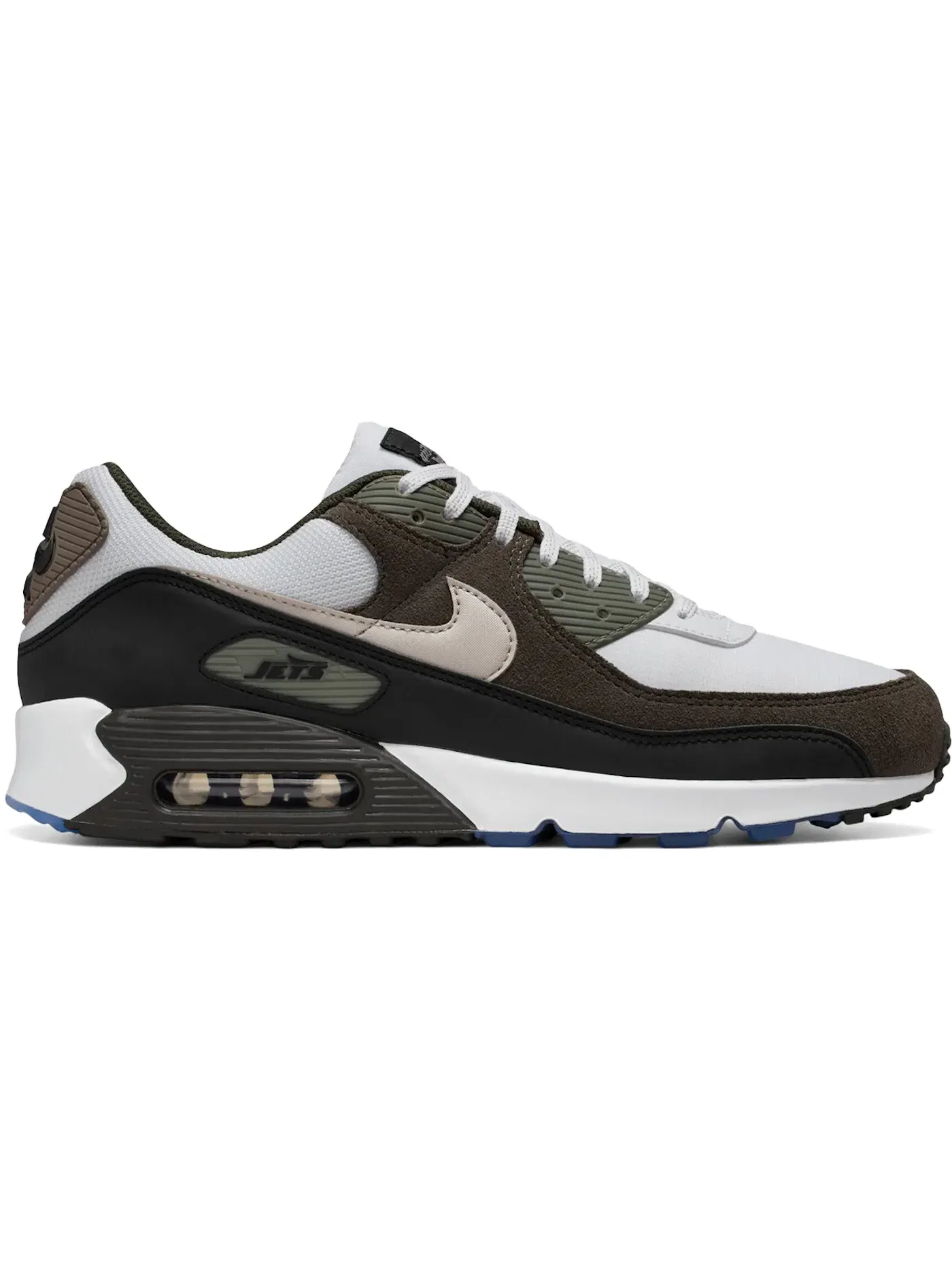 Мужские кроссовки Lifestyle Nike Air Max 90 — изображение 1 из 1, белый/зеленый/черный