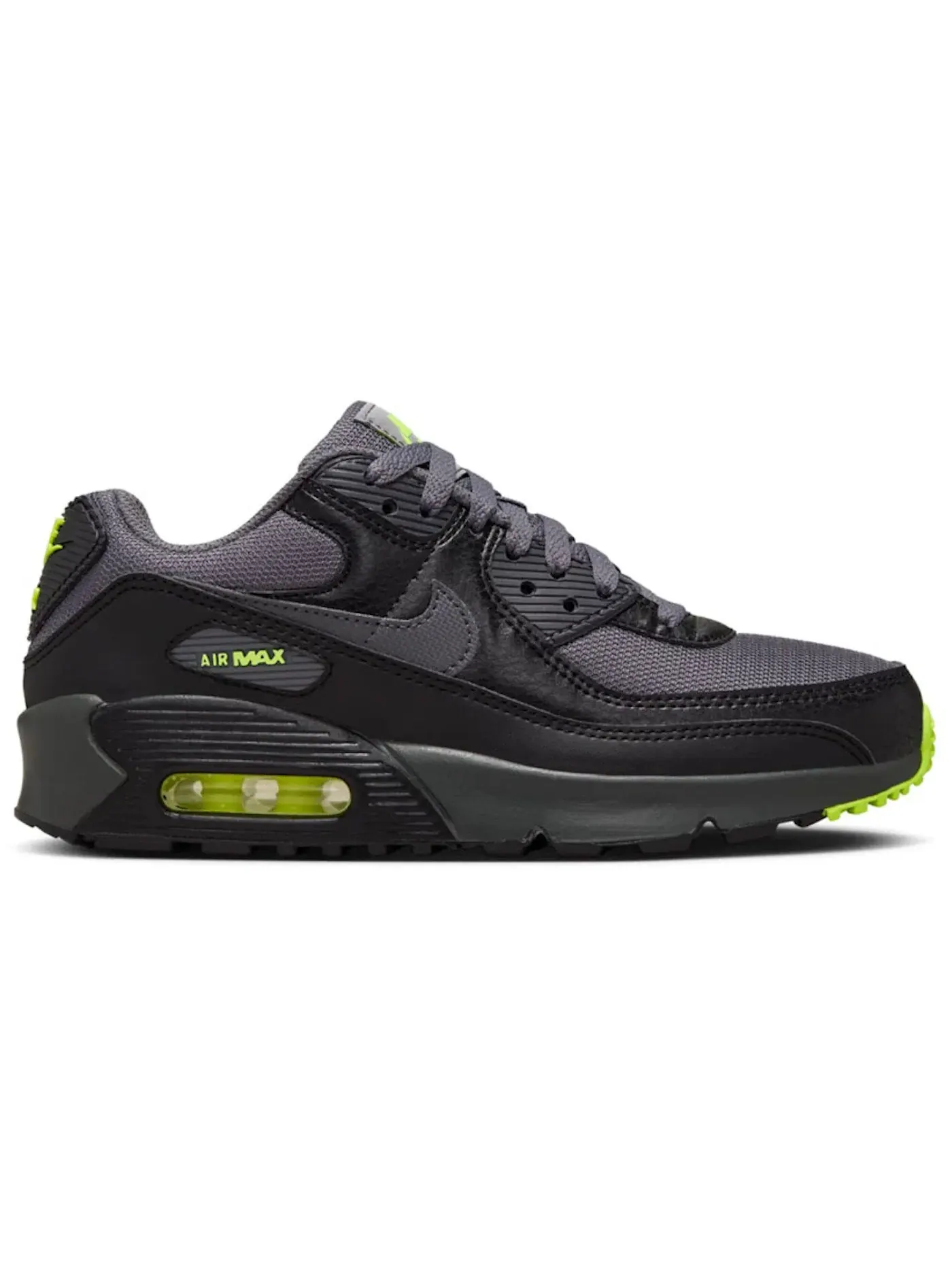 Детские кроссовки Lifestyle Nike Air Max 90 — изображение 1 из 1, черный///темный серый