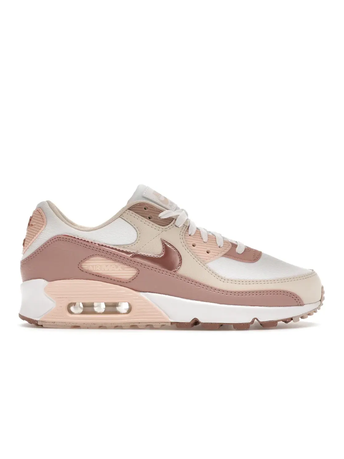 Женские кроссовки Lifestyle Nike Air Max 90 Next Nature Premium — изображение 1 из 4, белый белый розовый