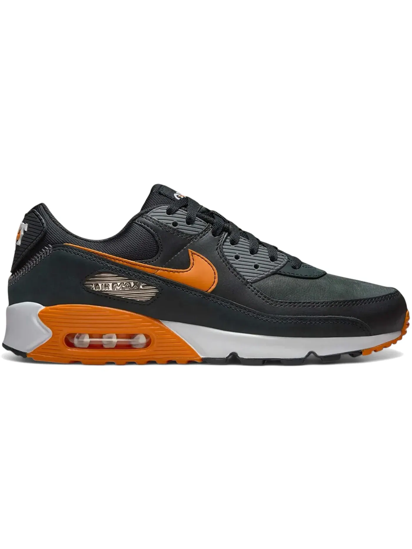 Мужские кроссовки Lifestyle Nike Air Max 90 — изображение 1 из 1, черный/белый/серый/яркий