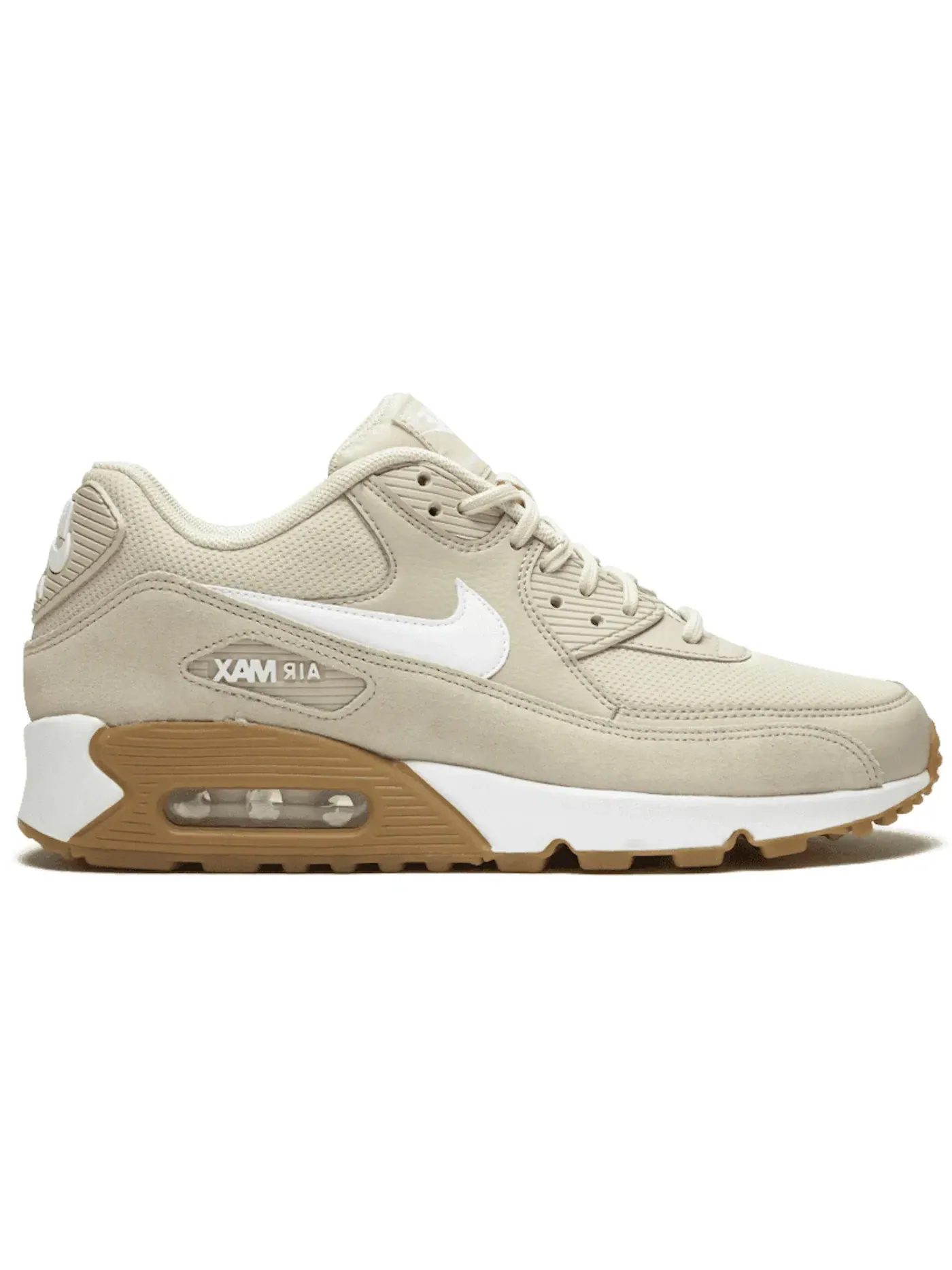 Женские кроссовки Lifestyle Nike Air Max 90 — изображение 1 из 1, белый/светлый коричневый