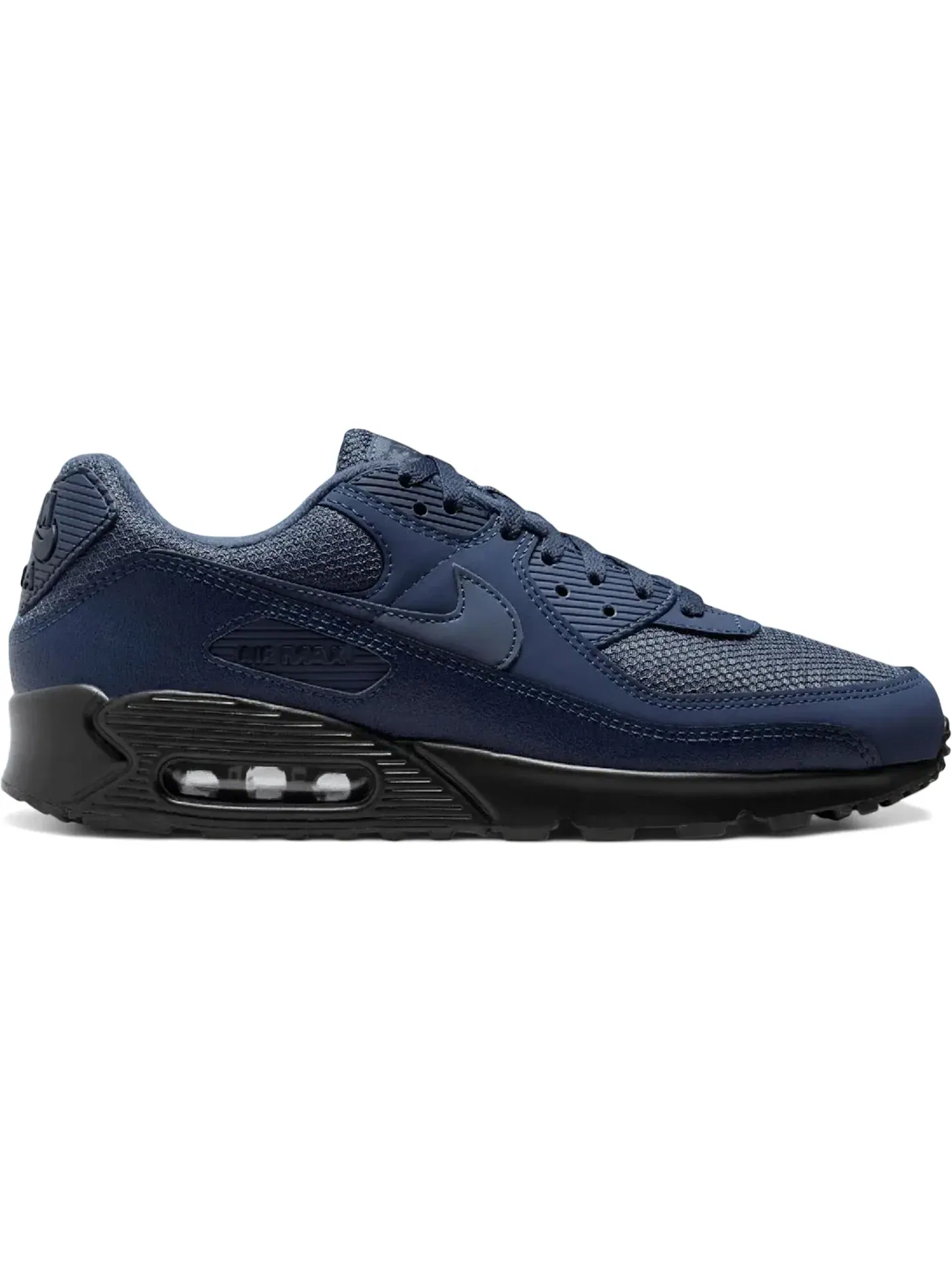 Мужские кроссовки Lifestyle с амортизацией Air Max Nike Air Max 90 — изображение 1 из 1, темно-синий черный