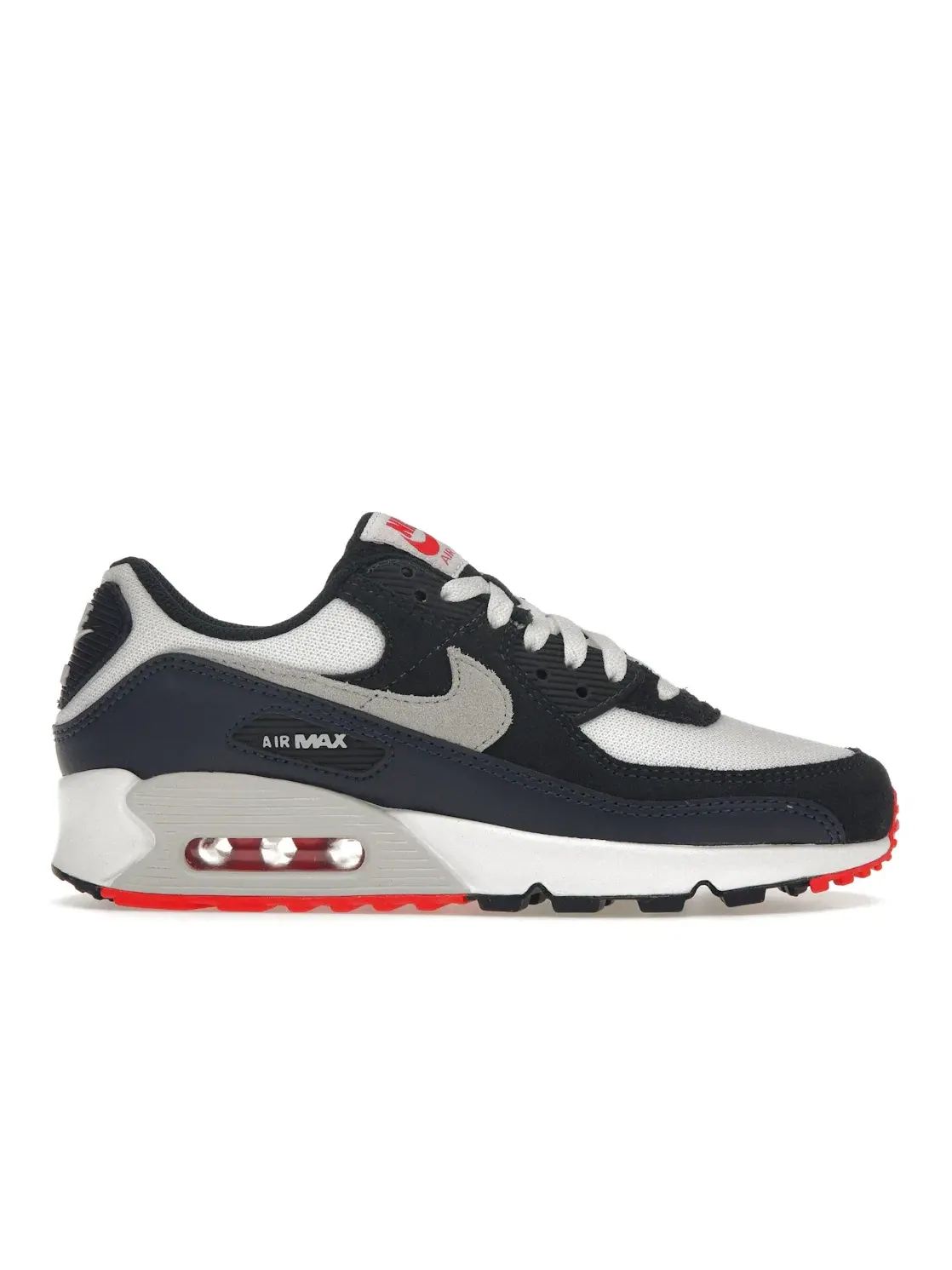 Мужские кроссовки Lifestyle Nike Air Max 90 — изображение 1 из 4, белый/красный/платиновый