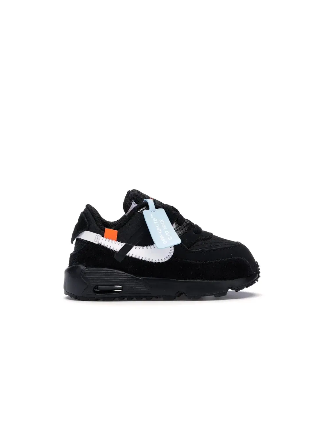 Детские кроссовки Lifestyle с деконструированным дизайном Nike Air Max 90 — изображение 1 из 4, черный/белый--черный