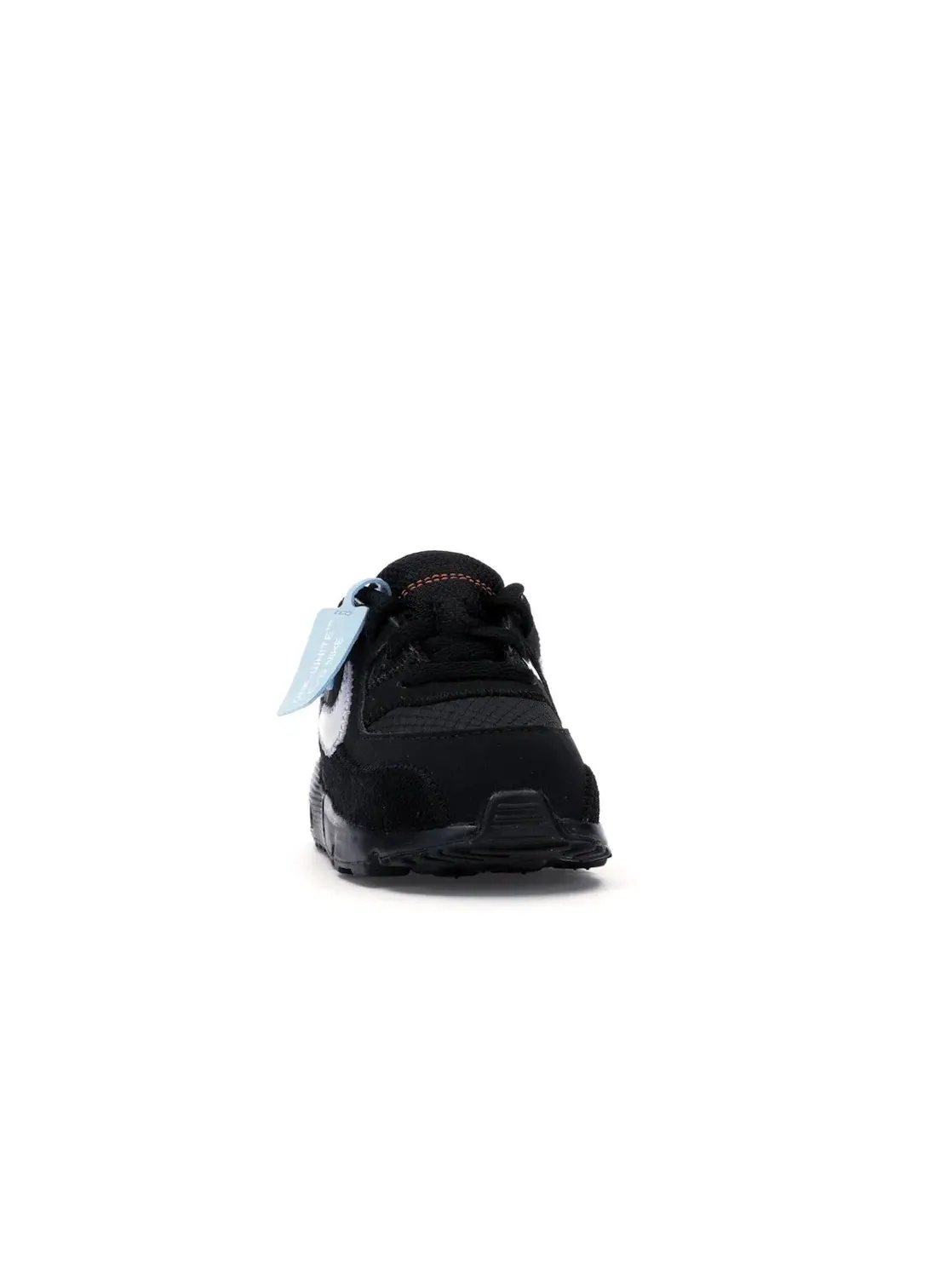 Детские кроссовки Lifestyle с деконструированным дизайном Nike Air Max 90 — изображение 2 из 4, черный/белый--черный