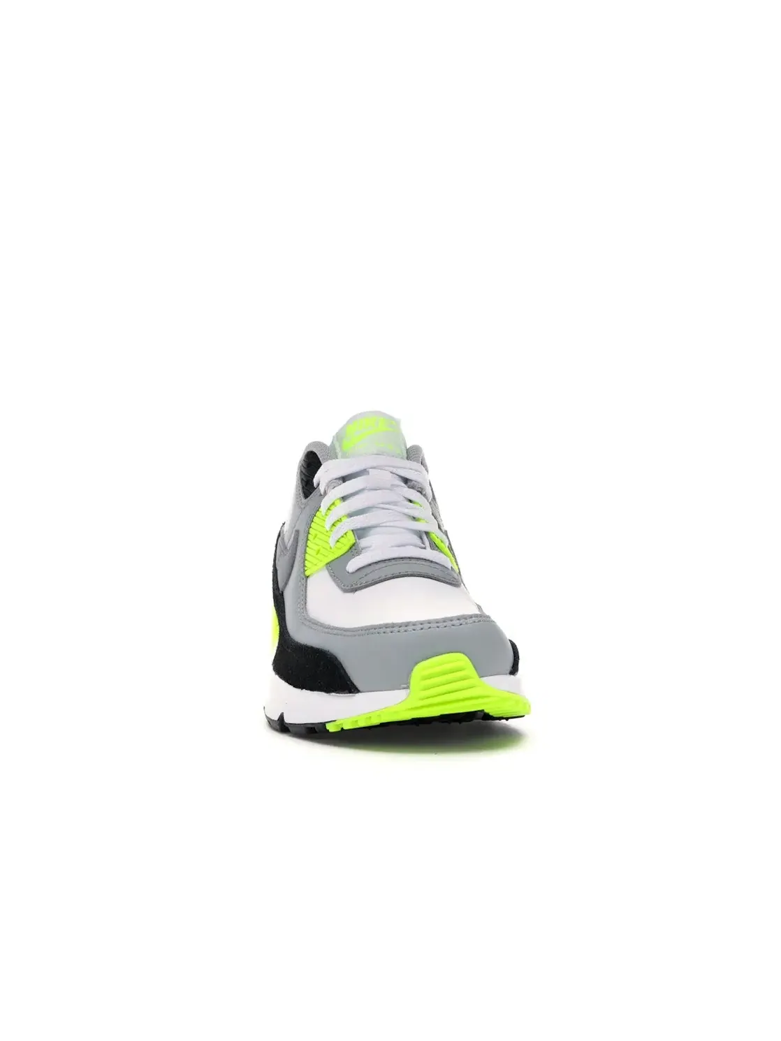 Детские кроссовки Lifestyle Nike Air Max 90 — изображение 2 из 4, белый/серый-черный