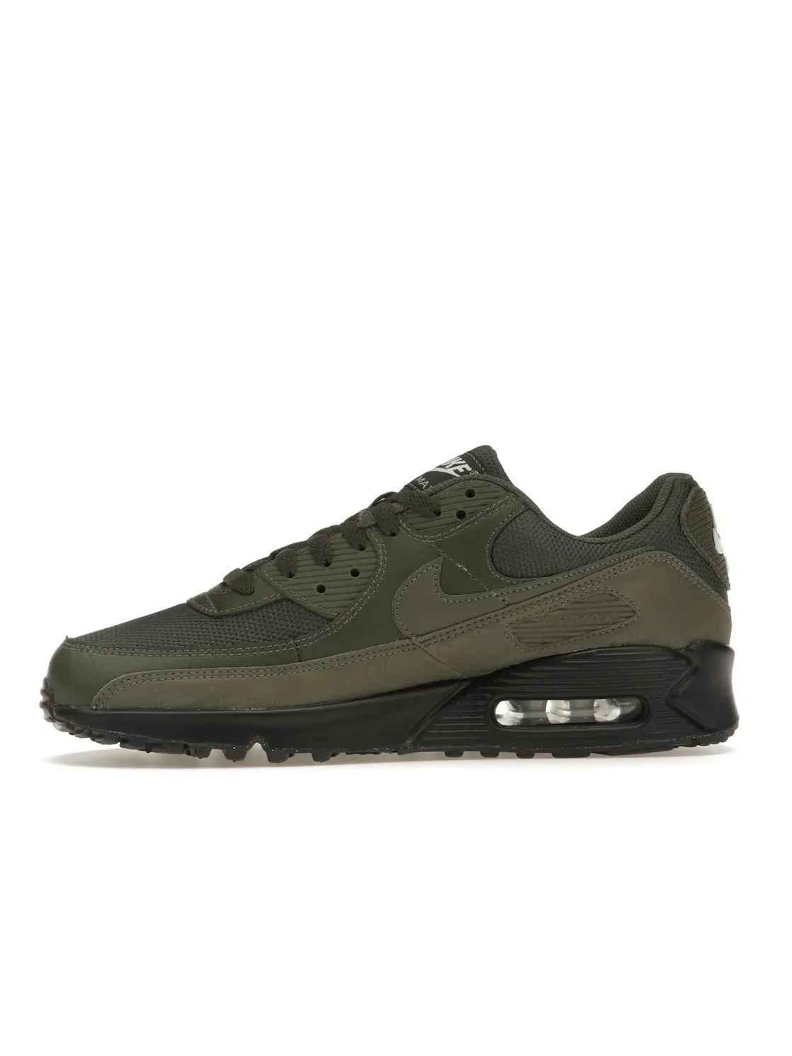 Мужские кроссовки Lifestyle с технологией Air Max Nike Air Max 90 — изображение 3 из 4, оливковый/черный
