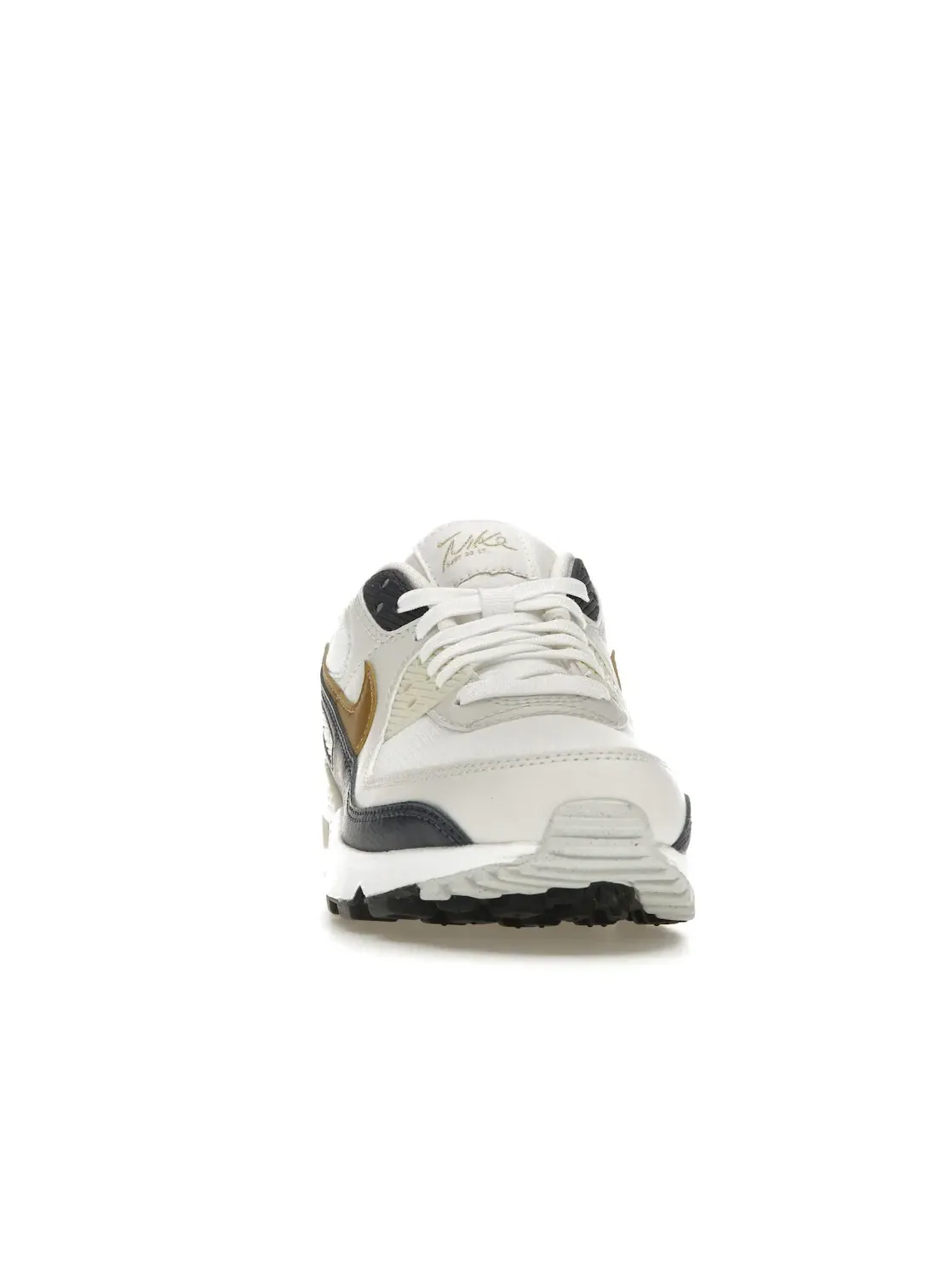Женские кроссовки Lifestyle Nike Air Max 90 — изображение 2 из 4, белый/темно-синий