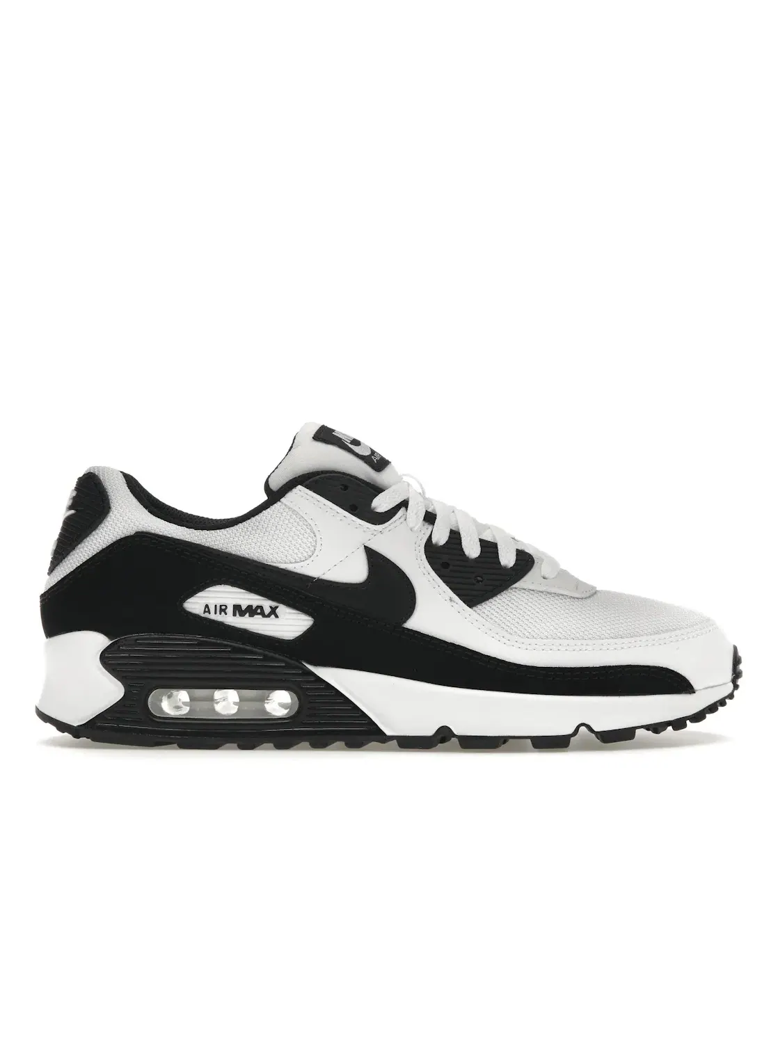 Мужские кроссовки с амортизацией Nike Air Max 90 Nike — изображение 1 из 4, белый черный белый