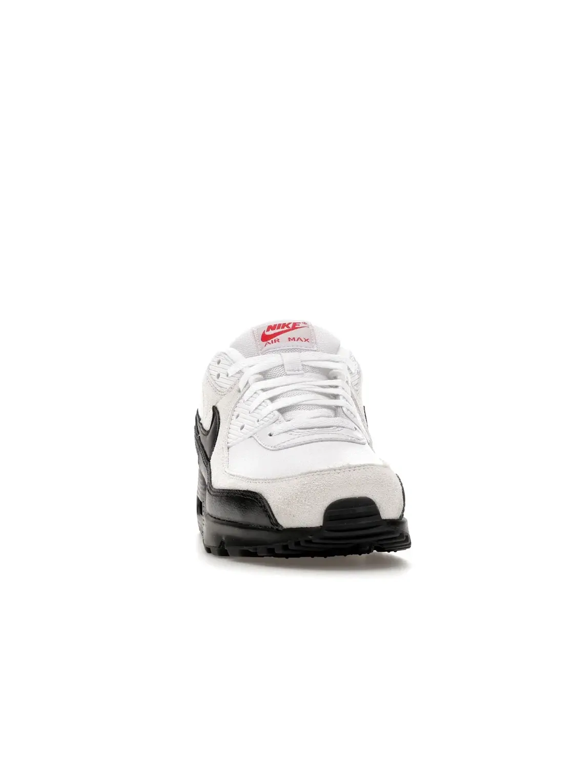 Мужские кроссовки Lifestyle с перфорированной кожей Nike Air Max 90 — изображение 2 из 4, белый/красный/черный
