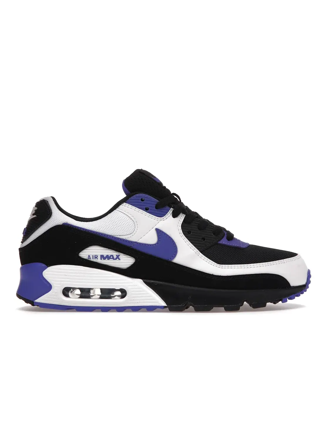 Мужские кроссовки с амортизацией Nike Air Max 90 Persian Violet — изображение 1 из 4, черный/белый-фиолетовый