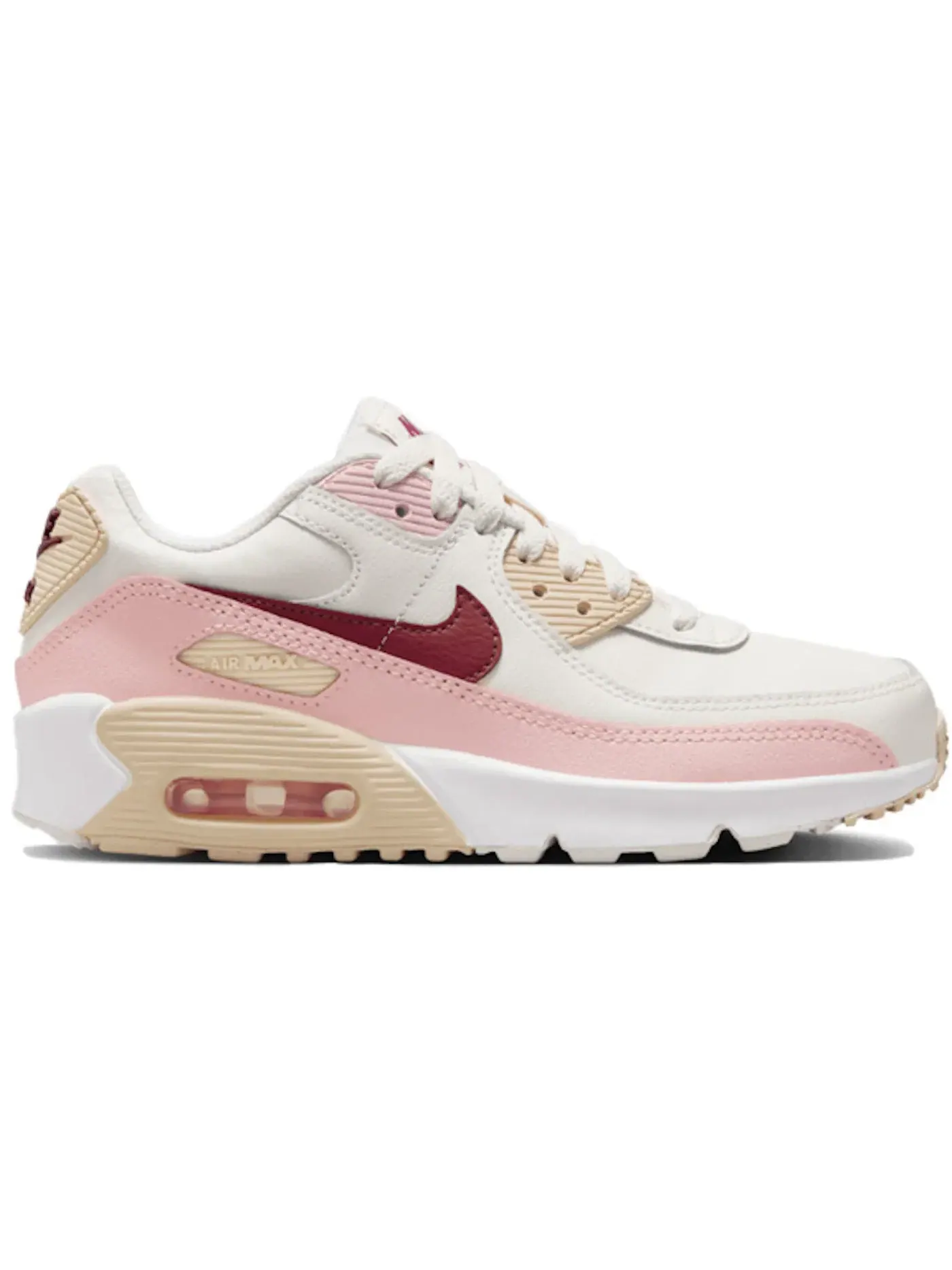 Детские кроссовки Lifestyle Nike Air Max 90 — изображение 1 из 1, темный красный/розовый