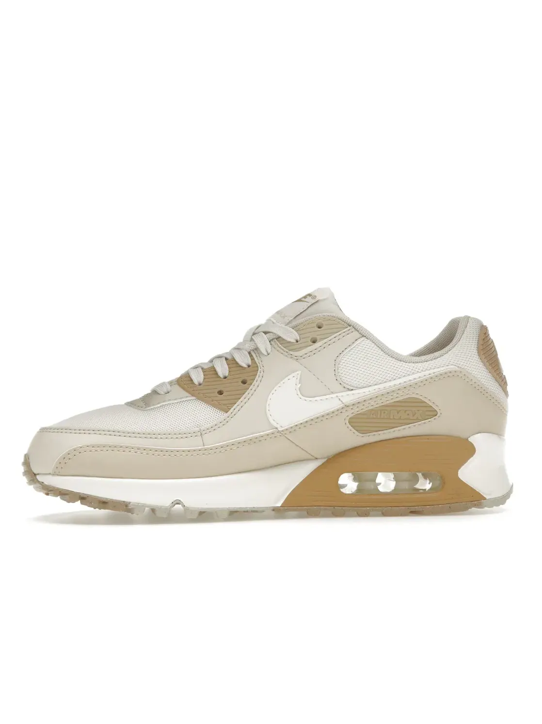 Женские кроссовки с воздушной подушкой Nike Air Max 90 — изображение 3 из 4, светлый коричневый
