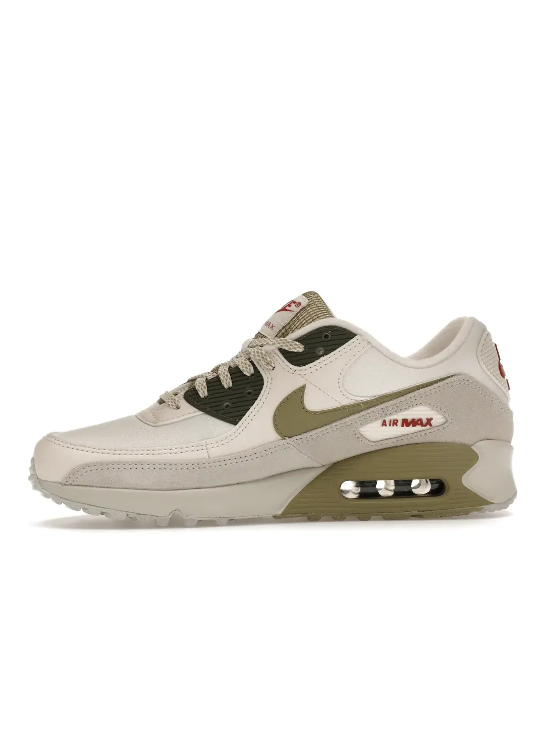 Мужские кроссовки повседневные Nike Air Max 90 — изображение 3 из 4, светлый/хаки/оливковый