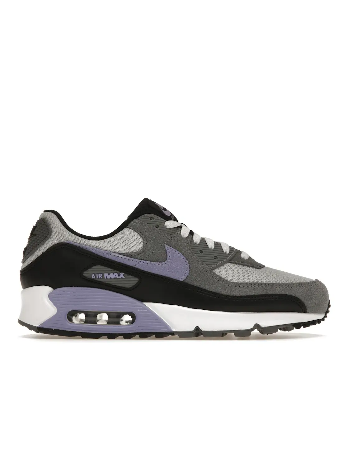 Мужские кроссовки Lifestyle с амортизацией Nike Air Max 90 — изображение 1 из 4, серый/черный/светлый