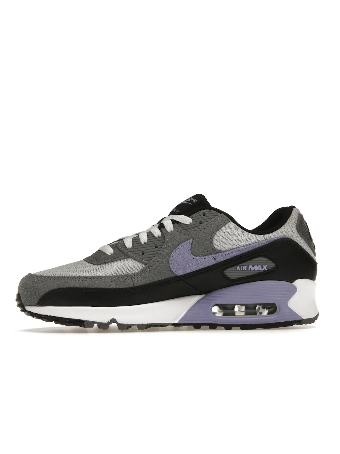 Мужские кроссовки Lifestyle с амортизацией Nike Air Max 90 — изображение 3 из 4, серый/черный/светлый