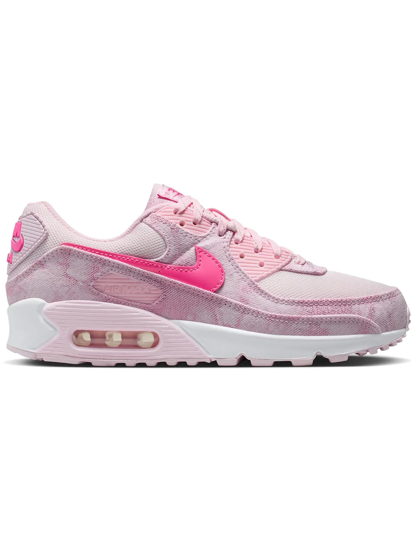 Женские кроссовки Lifestyle Nike Air Max 90 — изображение 1 из 1, розовый/розовый/белый