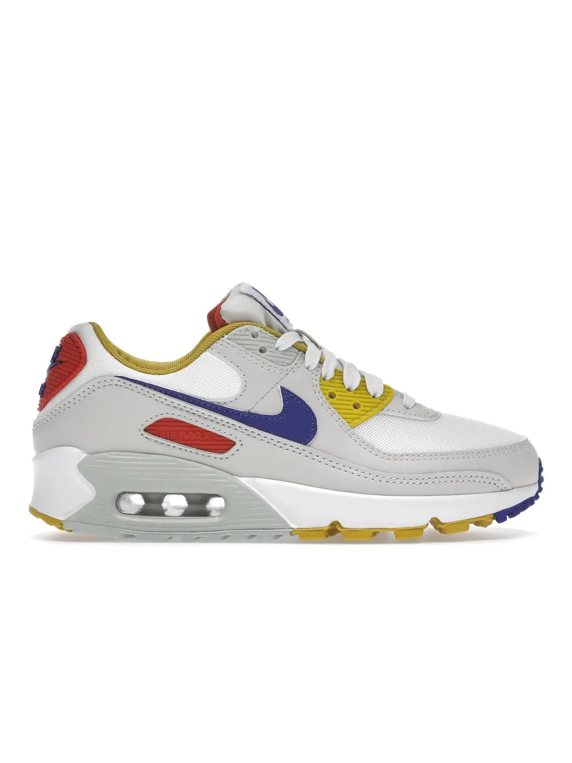 Женские кроссовки Lifestyle с воздушной подушкой Nike Air Max 90 — изображение 1 из 4, белый/светлый