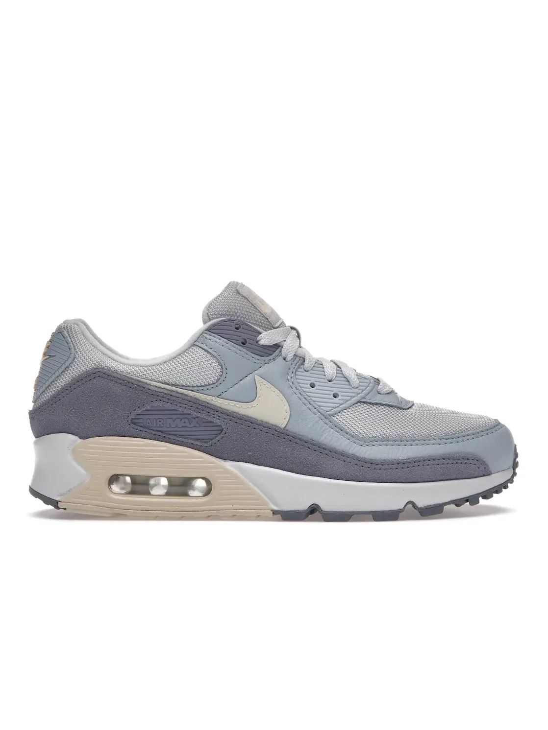 Мужские кроссовки Lifestyle с премиальным дизайном Nike Air Max 90 Premium — изображение 1 из 4, платиновый