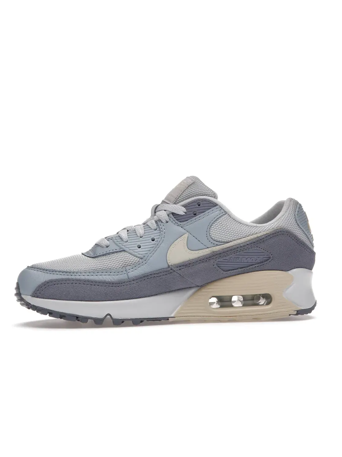 Мужские кроссовки Lifestyle с премиальным дизайном Nike Air Max 90 Premium — изображение 3 из 4, платиновый