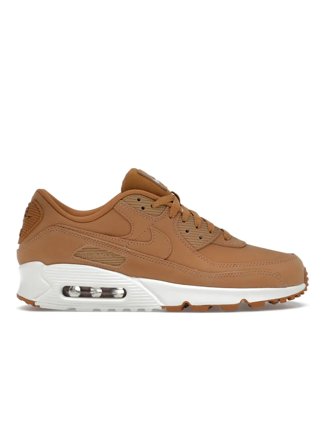 Мужские кроссовки Lifestyle с моноколорным дизайном Nike Air Max 90 Premium, Flax/Sail/Flax — изображение 1 из 4