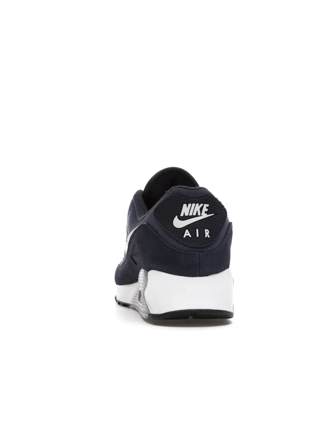Мужские кроссовки Lifestyle с видимой подушкой Air Max 90 Premium Nike — изображение 4 из 4, белый-темно-синий
