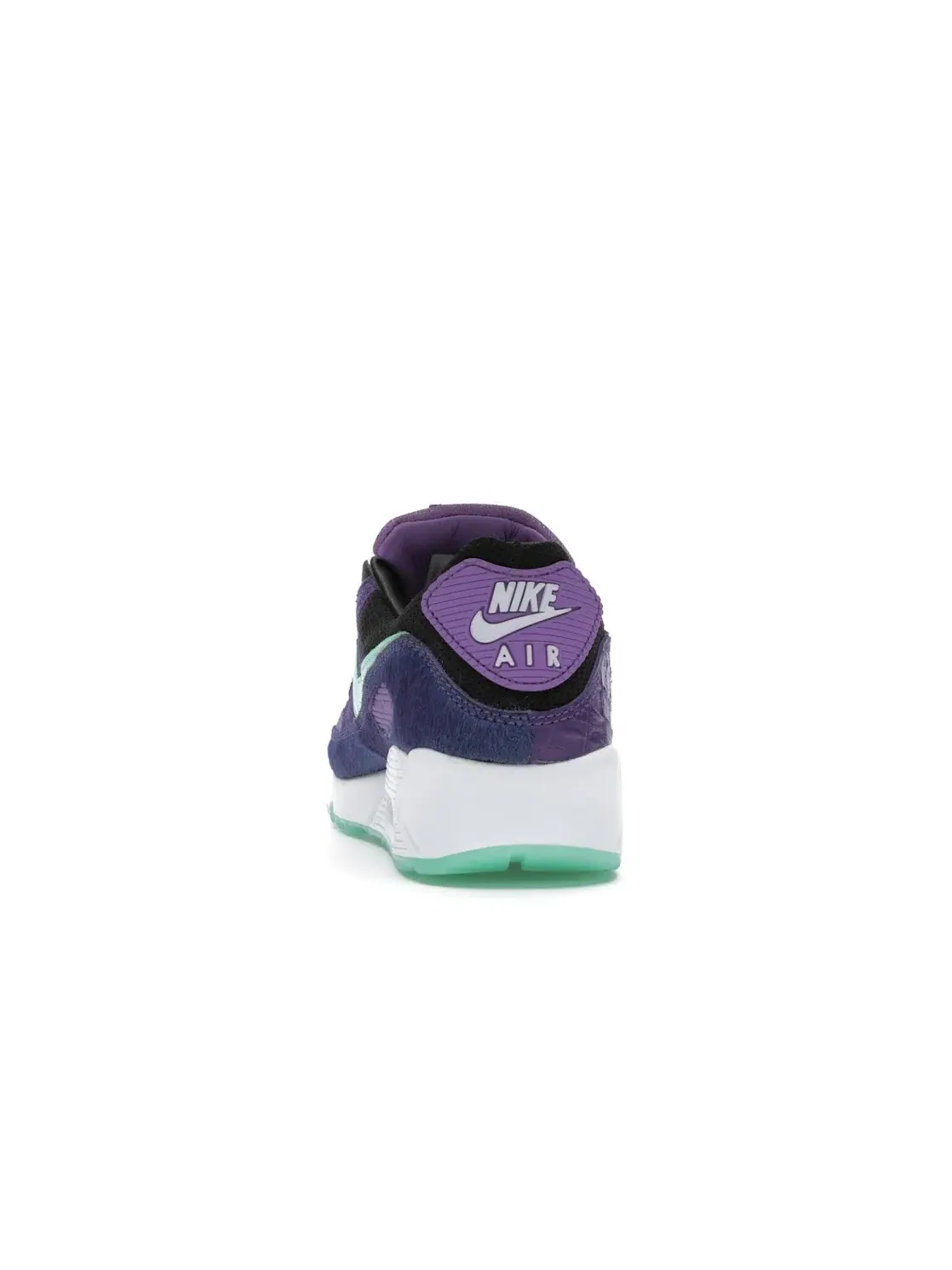 Мужские кроссовки с принтом Nike Air Max 90 Nike — изображение 4 из 4, черный/фиолетовый