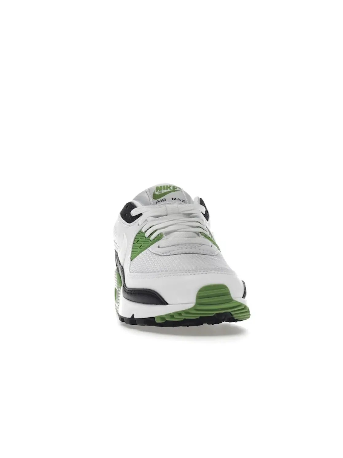 Мужские кроссовки с верхом из сетки и замши Nike Air Max 90 Recraft — изображение 2 из 4, белый/белый--черный