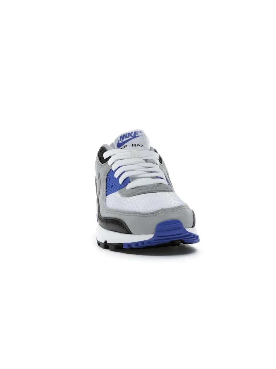 Женские кроссовки Lifestyle с сетчатым верхом Nike Air Max 90 — изображение 2 из 4, белый/серый-синий