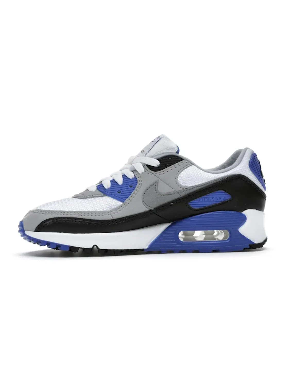 Женские кроссовки Lifestyle с сетчатым верхом Nike Air Max 90 — изображение 3 из 4, белый/серый-синий