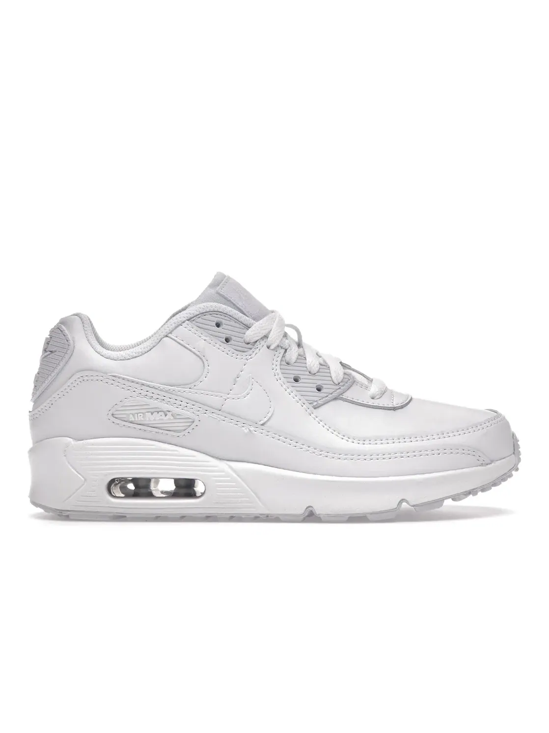 Детские кроссовки для мальчиков и девочек с белой расцветкой Nike Air Max 90 Recraft Nike — изображение 1 из 4