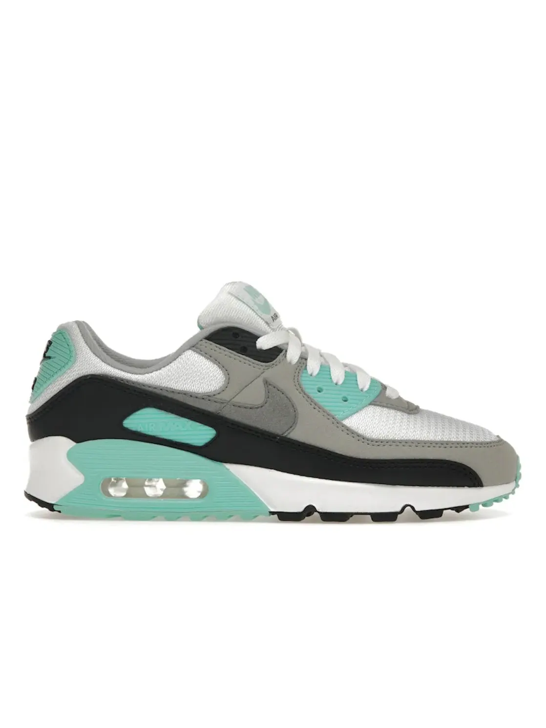 Женские кроссовки Lifestyle с технологией Air Max Nike Air Max 90 — изображение 1 из 4, белый/серый-черный